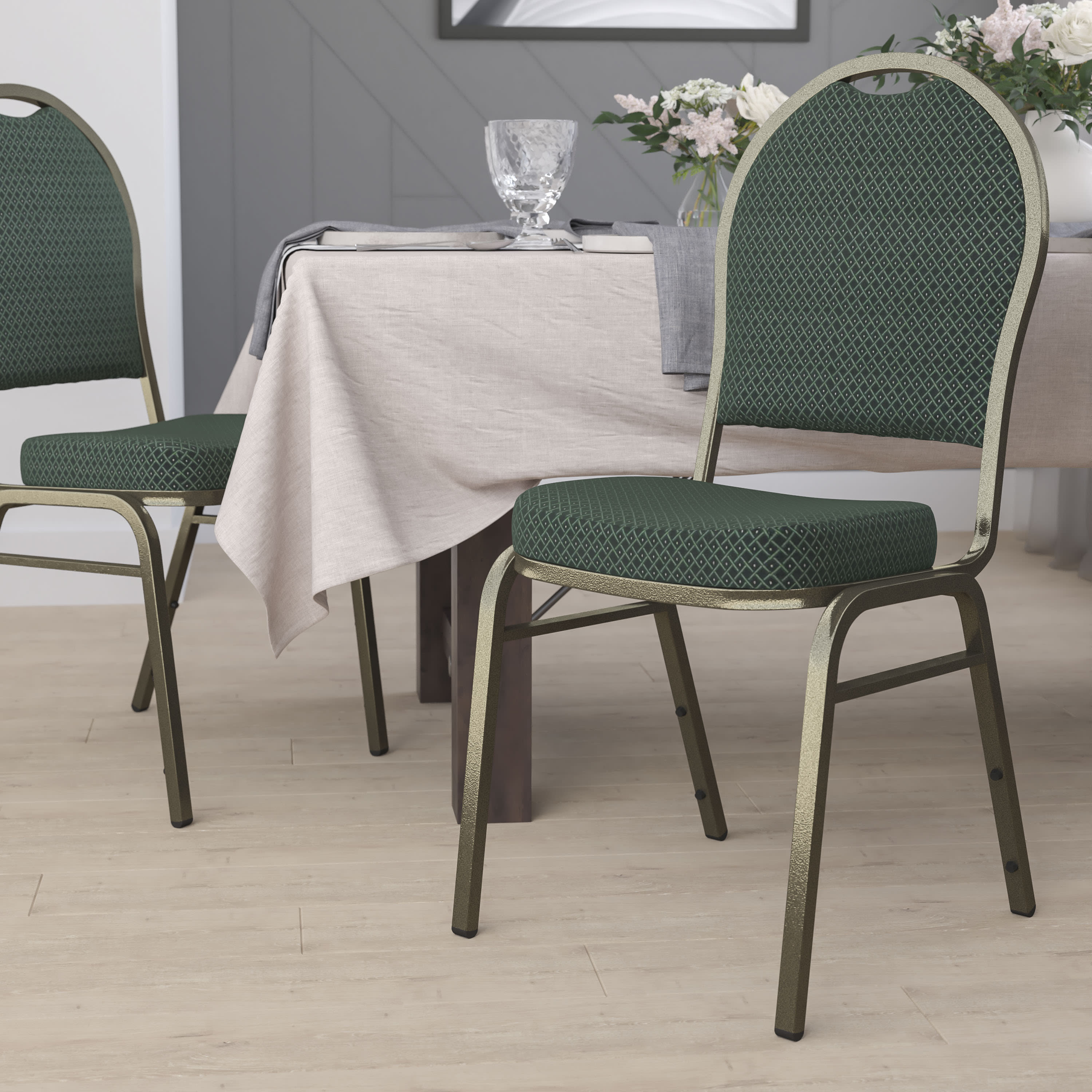 Dome Back Stacking Banquet Chair