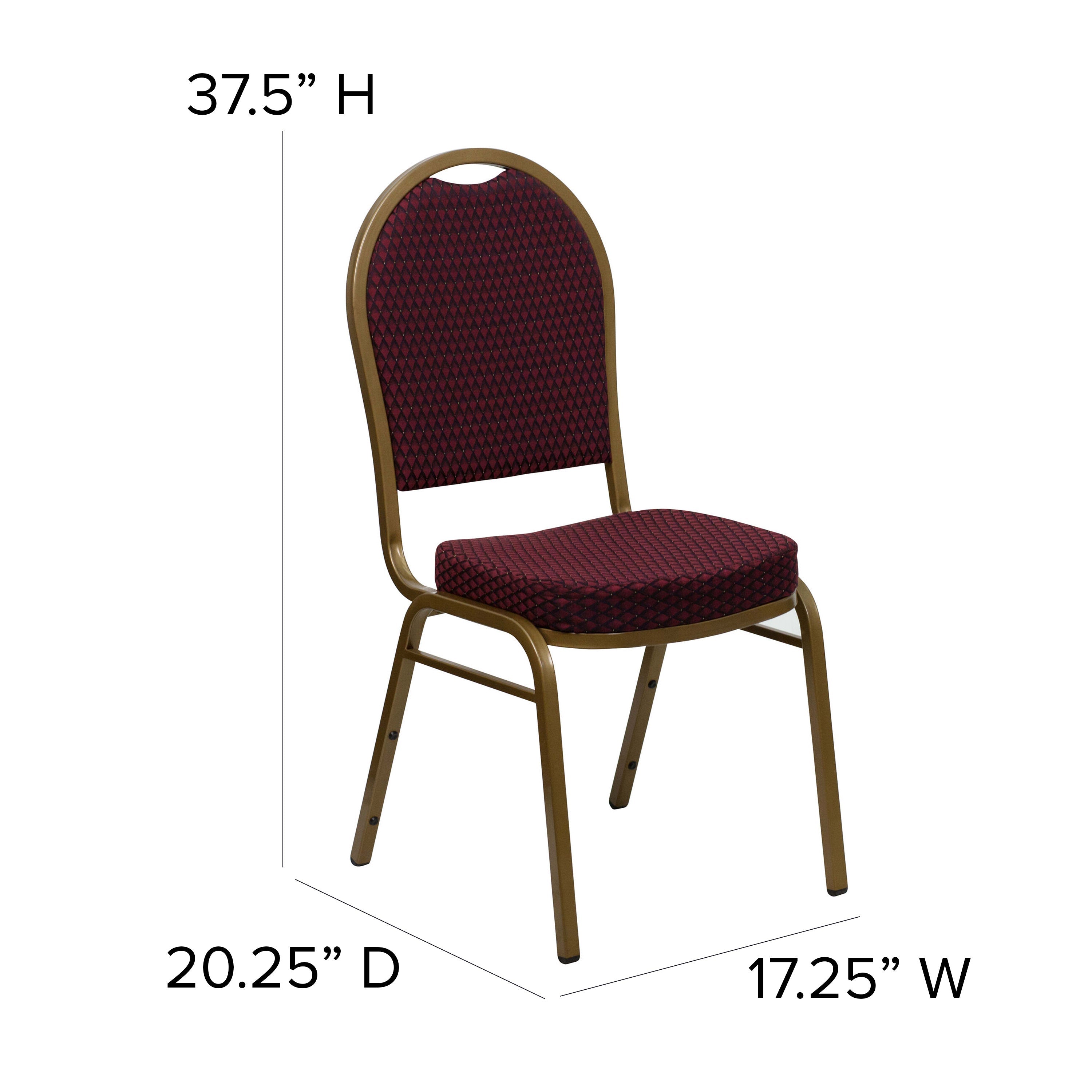 Dome Back Stacking Banquet Chair