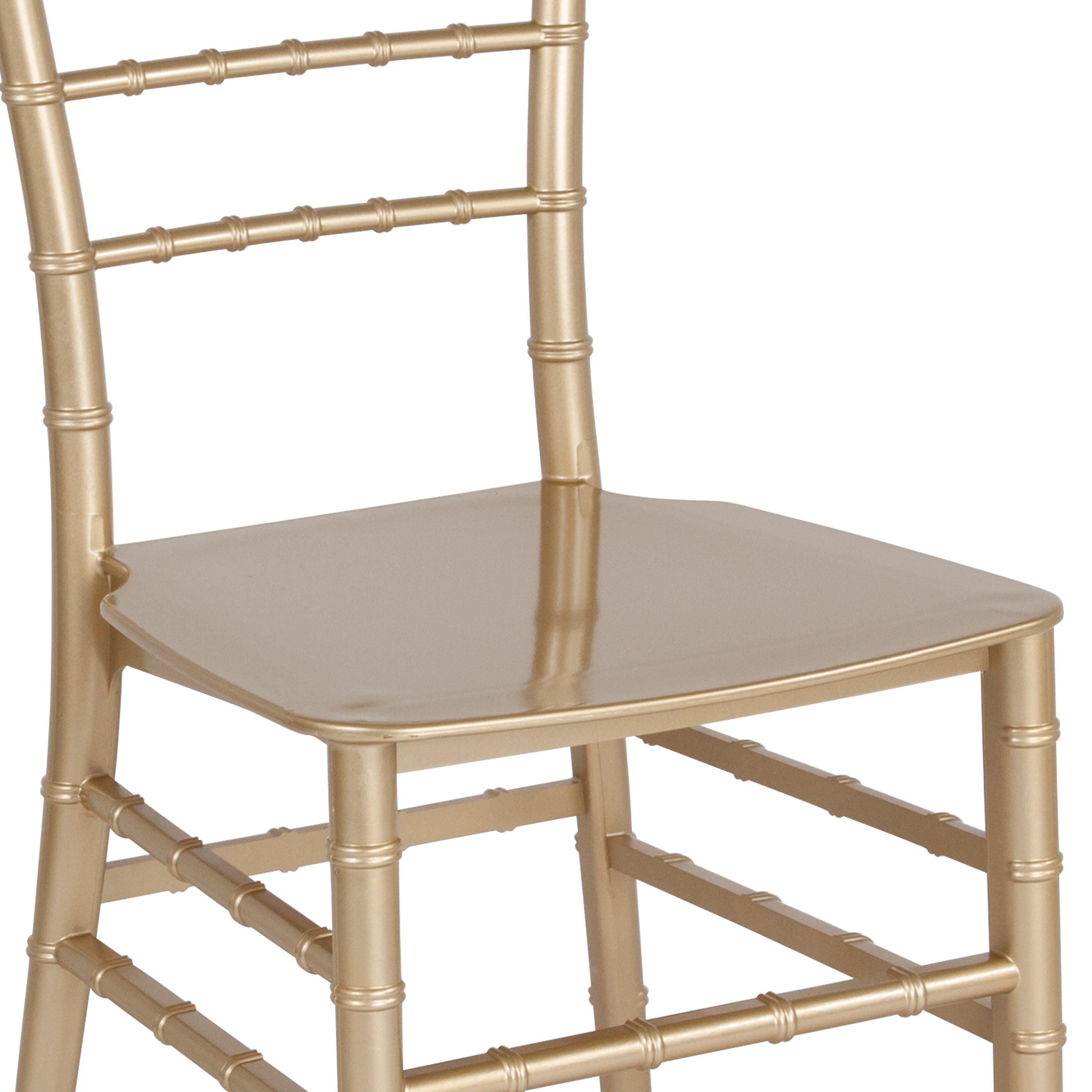 Resin Stackable Chiavari Chair with Cushion