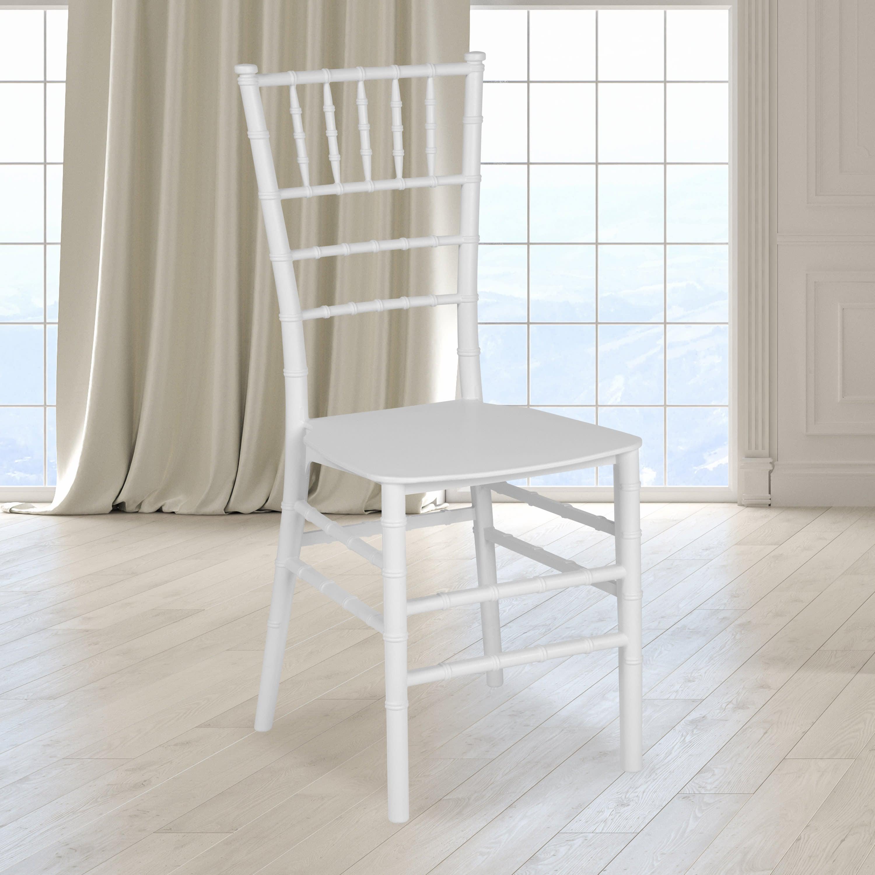 Resin Stackable Chiavari Chair with Cushion