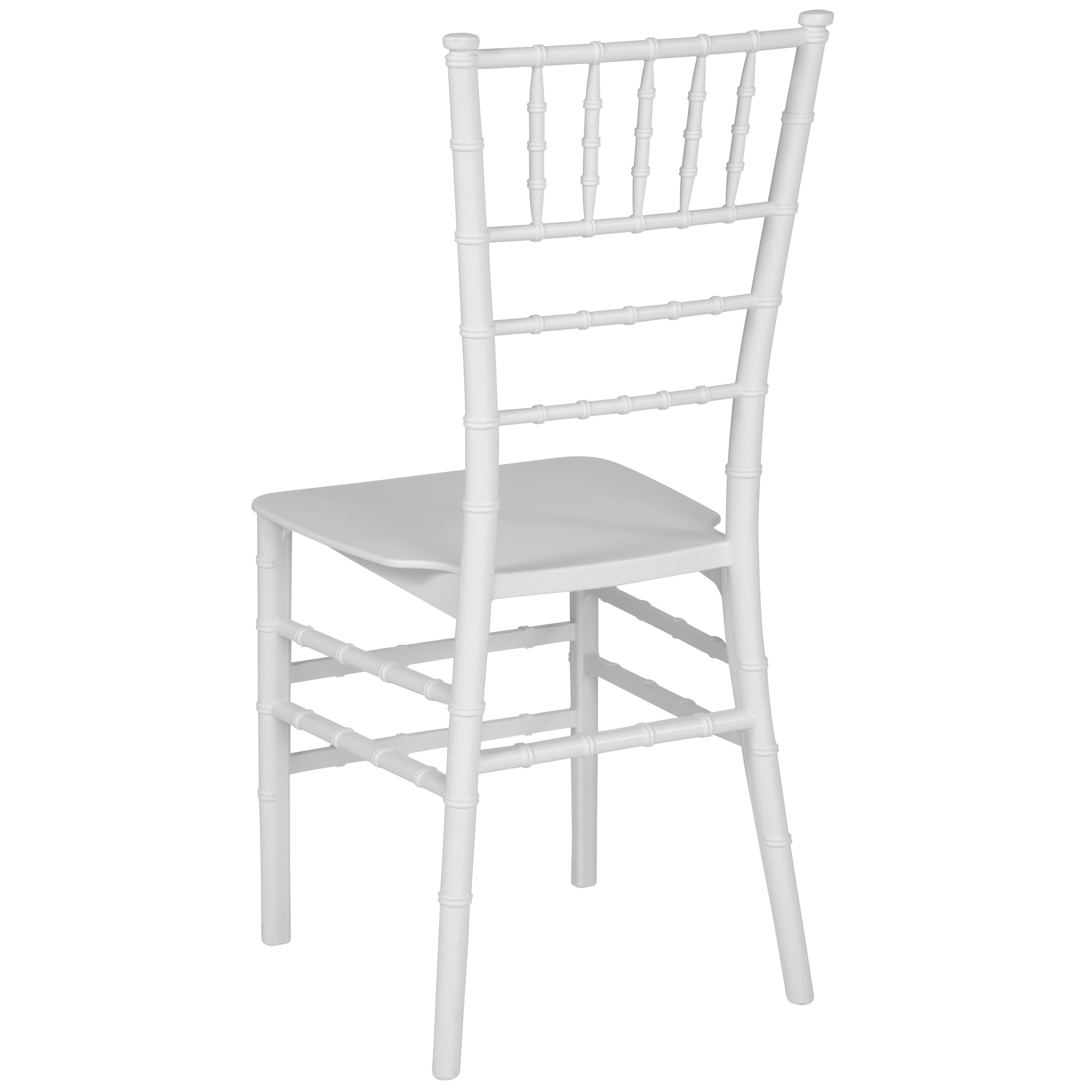 Resin Stackable Chiavari Chair with Cushion
