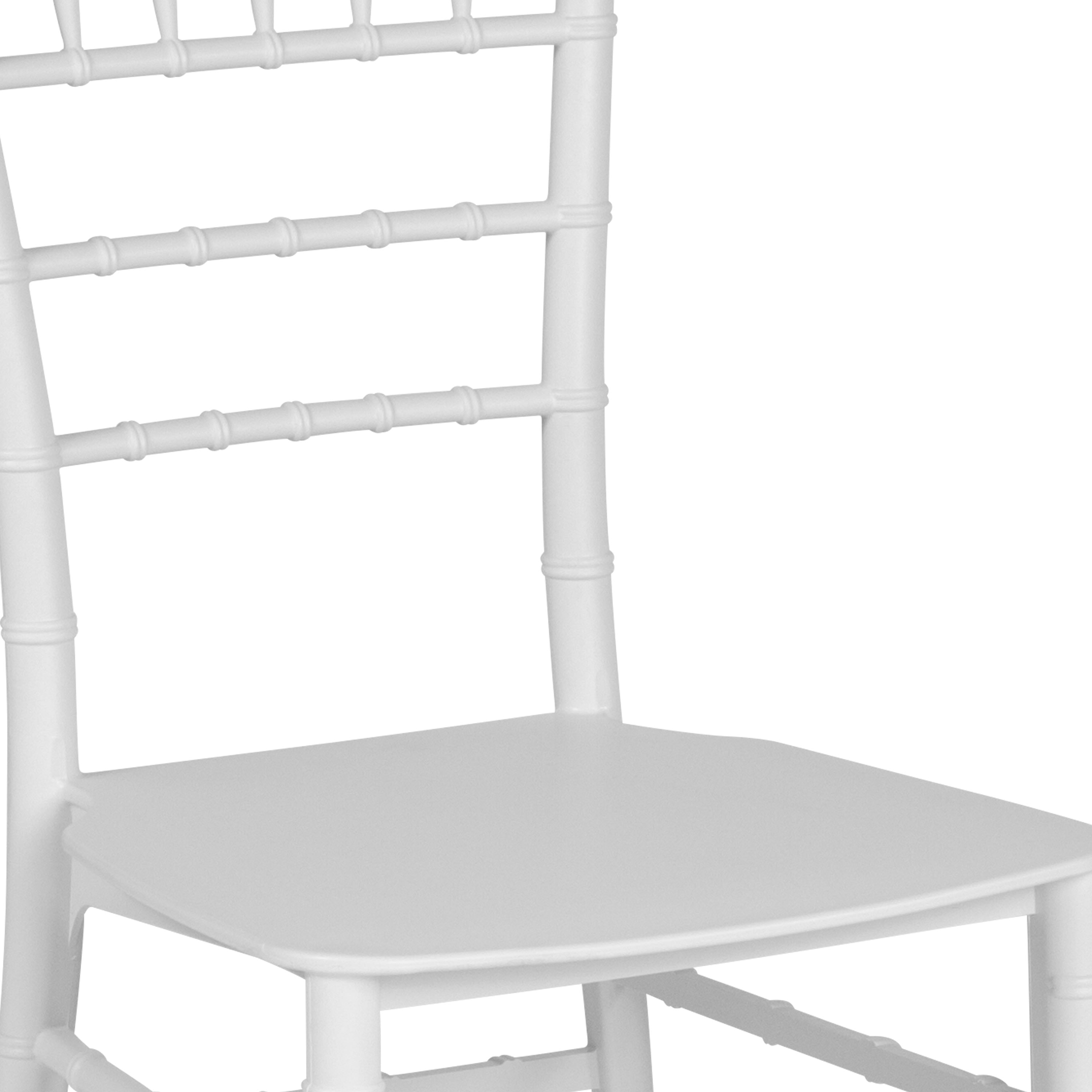 Resin Stackable Chiavari Chair with Cushion