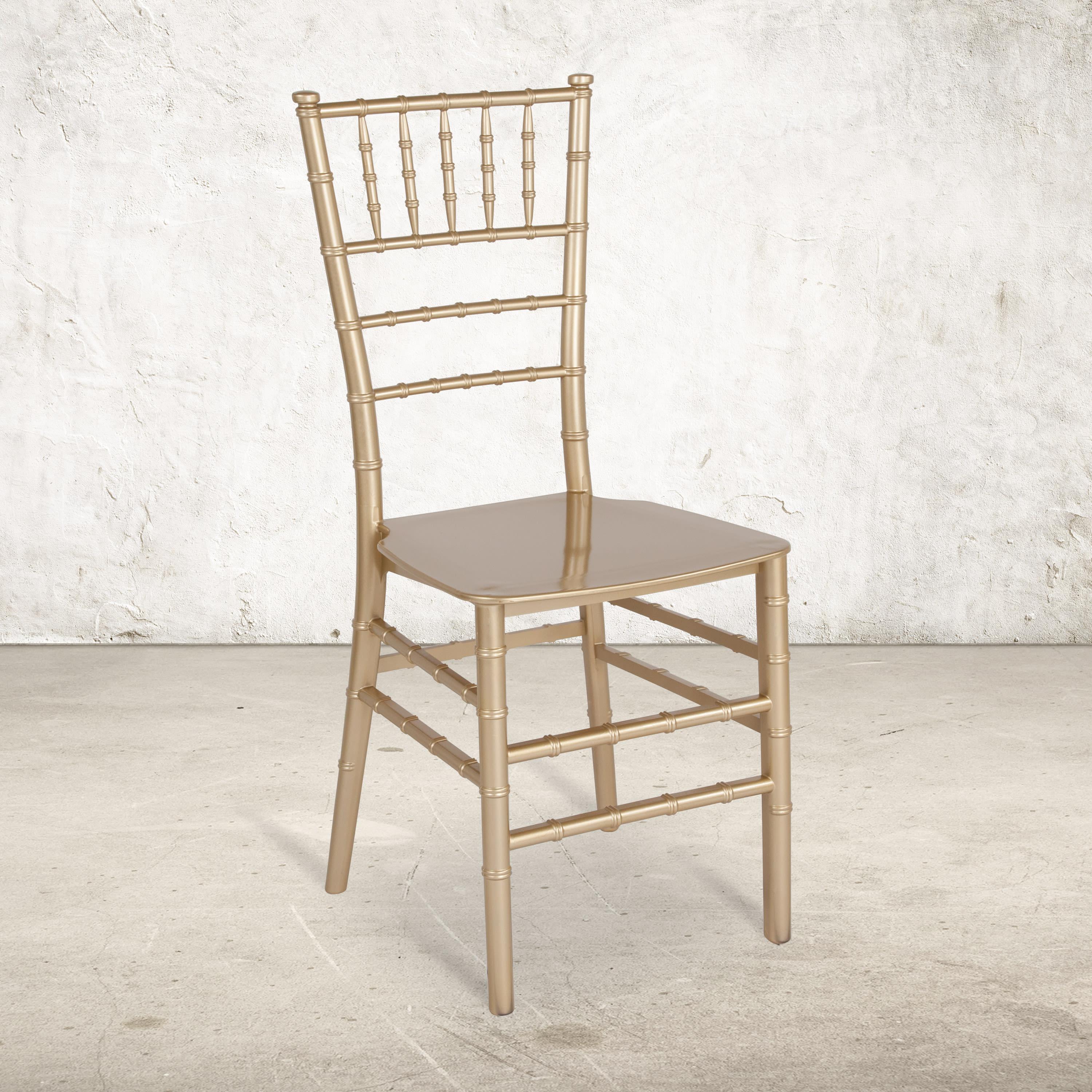Resin Stackable Chiavari Chair with Cushion