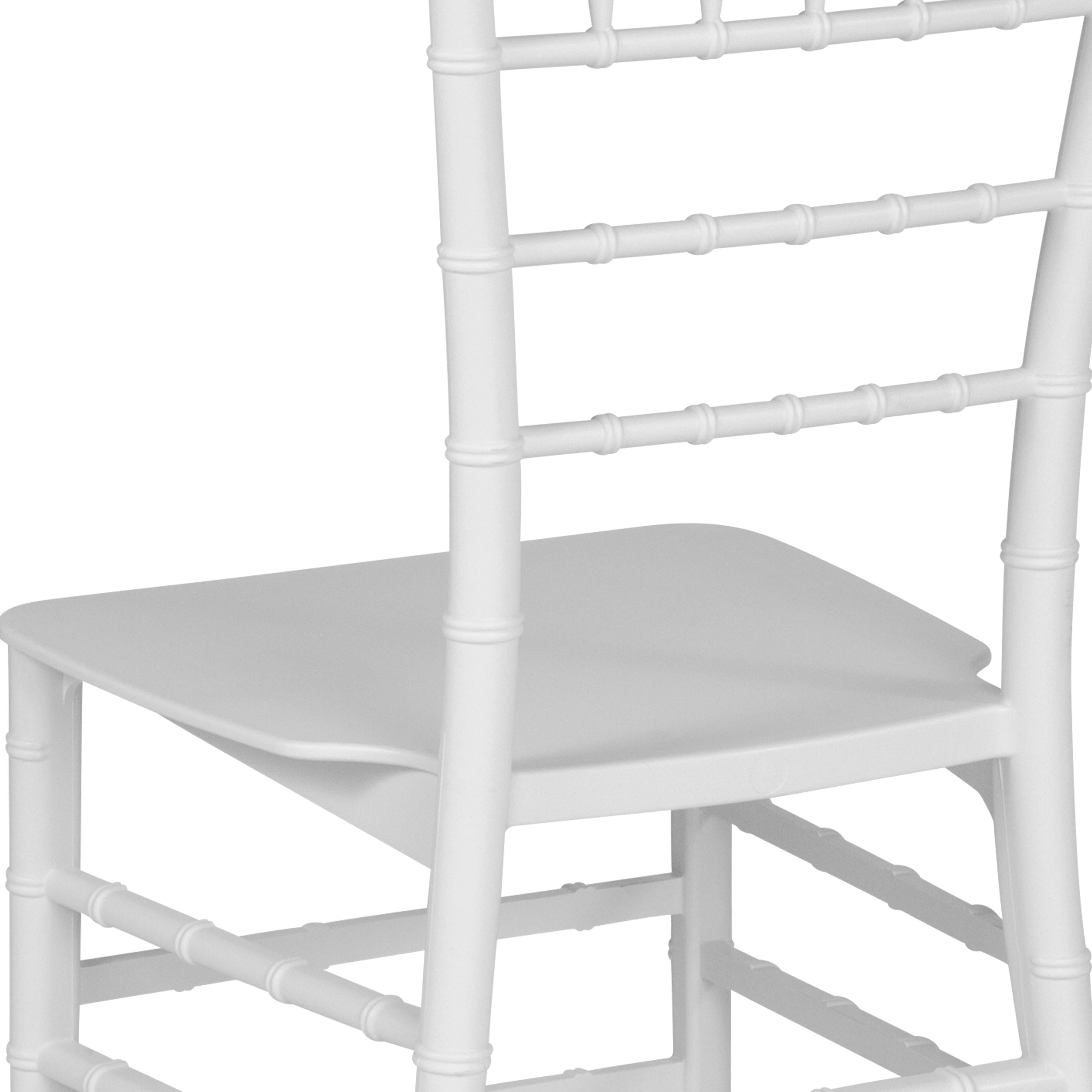 Resin Stackable Chiavari Chair with Cushion