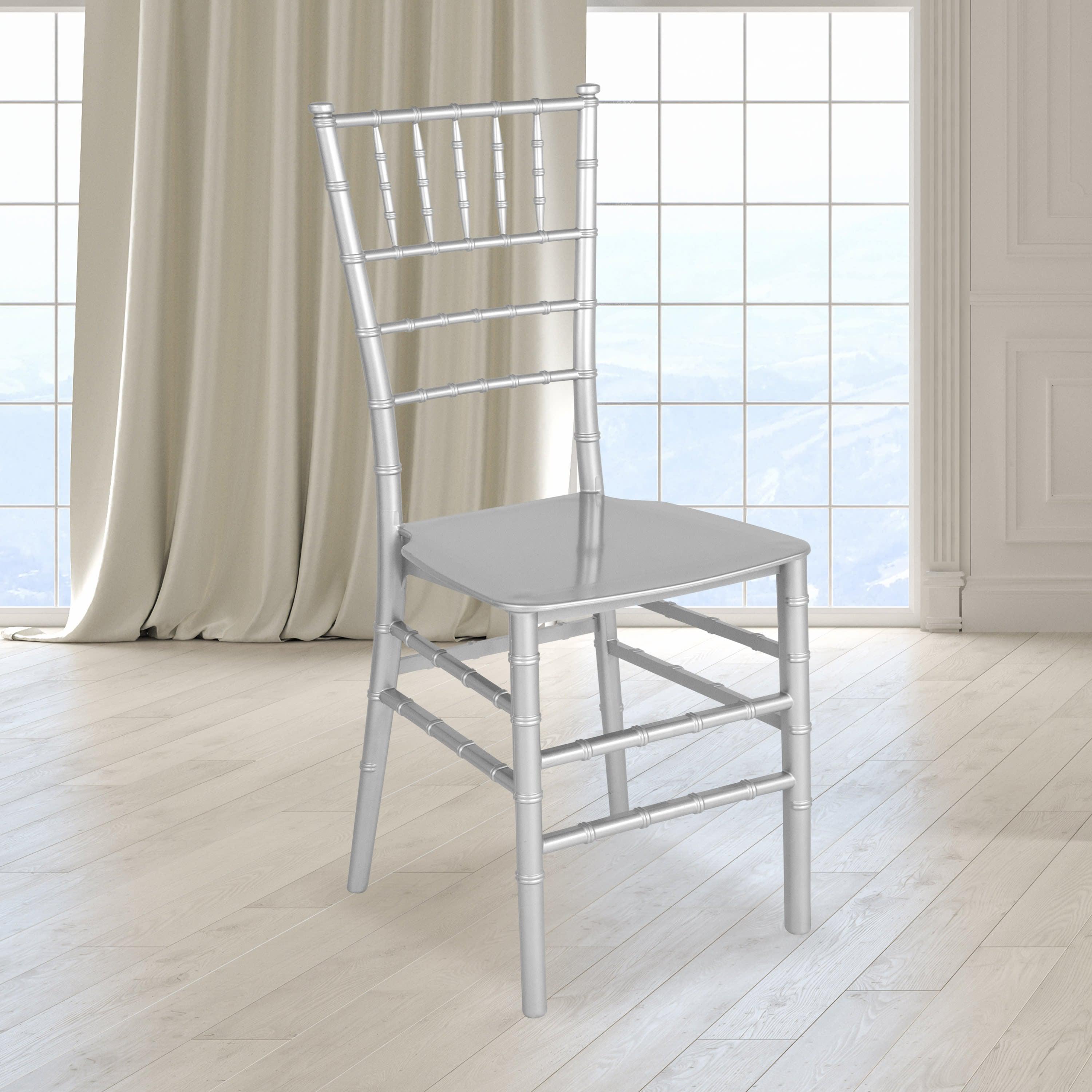 Resin Stackable Chiavari Chair with Cushion