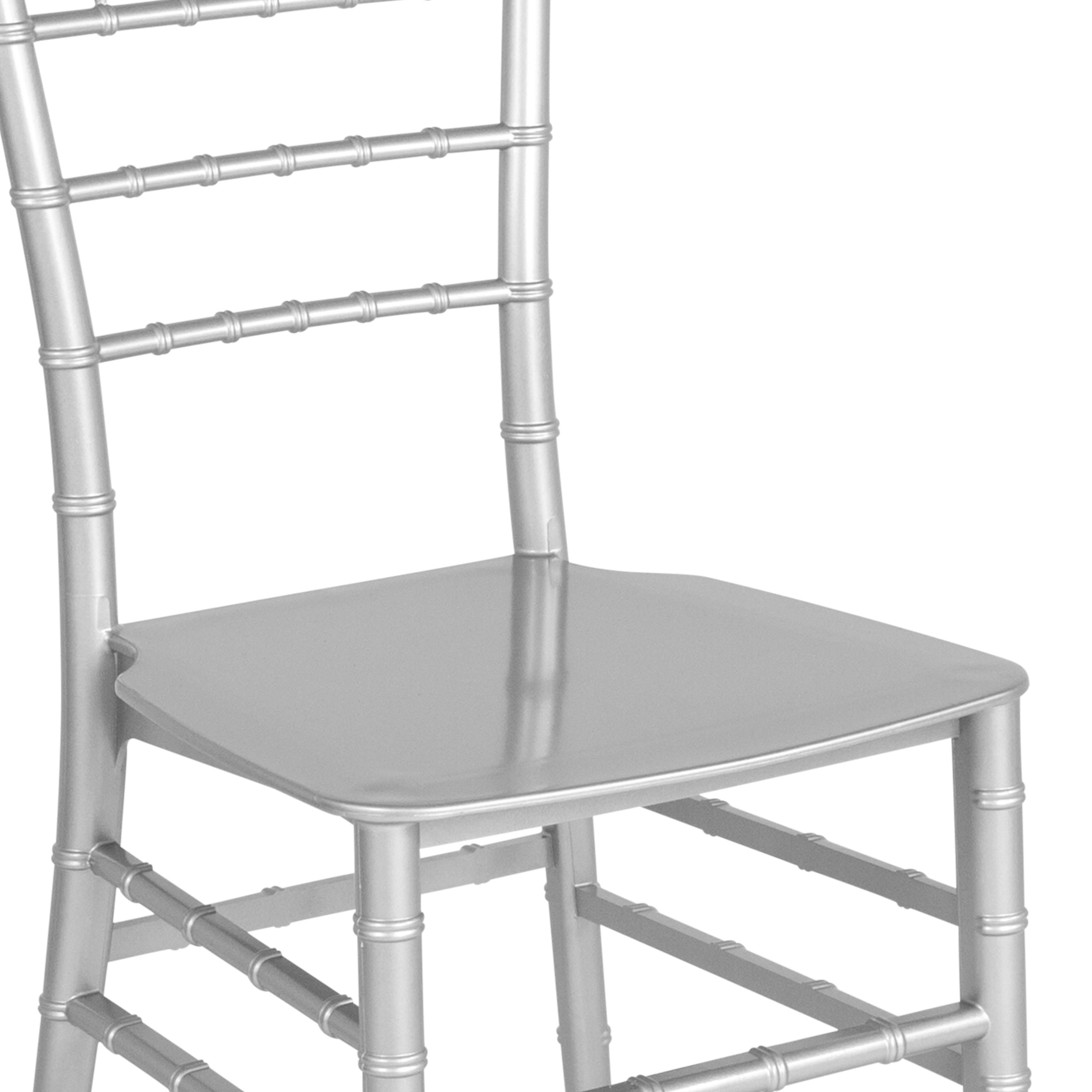 Resin Stackable Chiavari Chair with Cushion