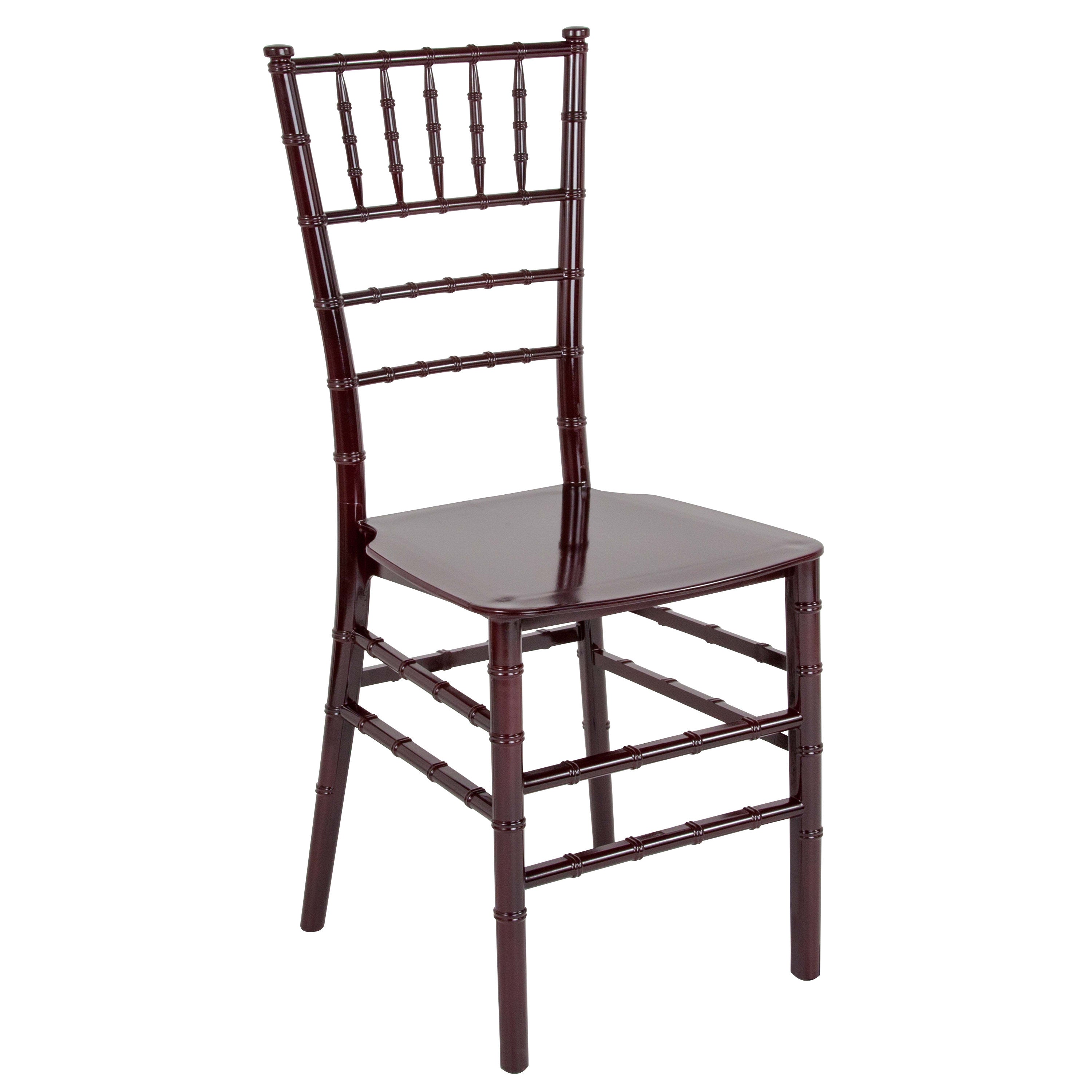Resin Stackable Chiavari Chair with Cushion