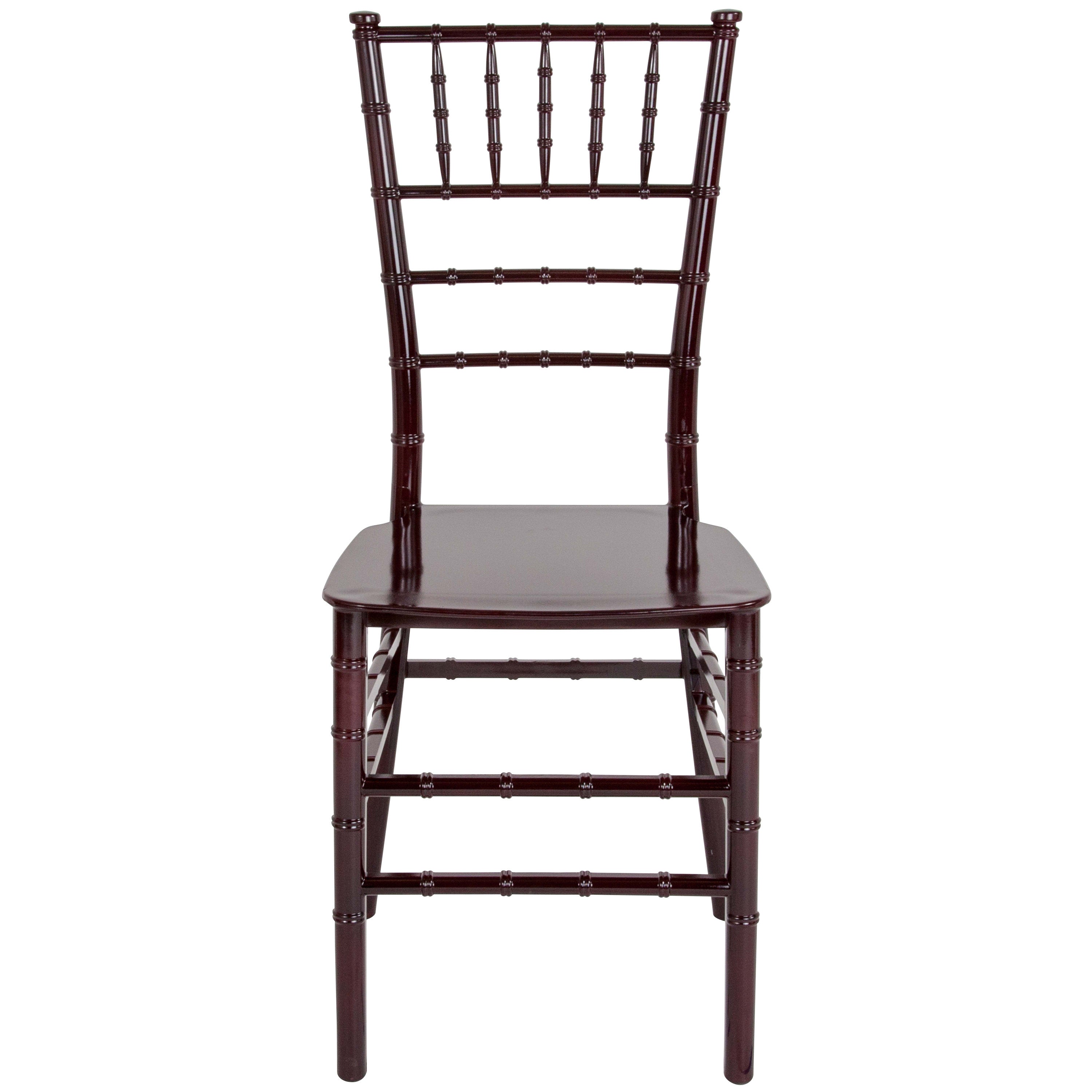 Resin Stackable Chiavari Chair with Cushion