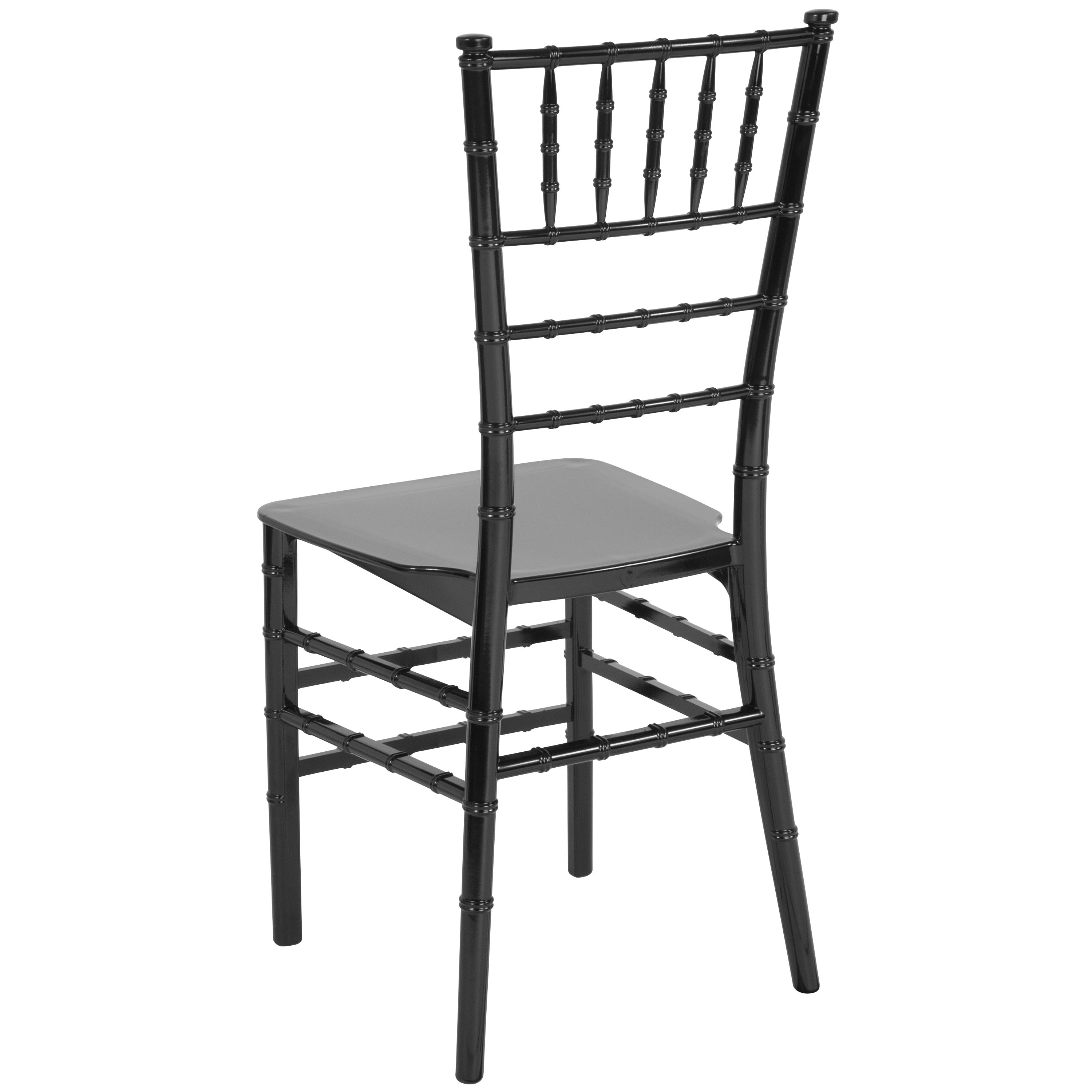 Resin Stackable Chiavari Chair with Cushion