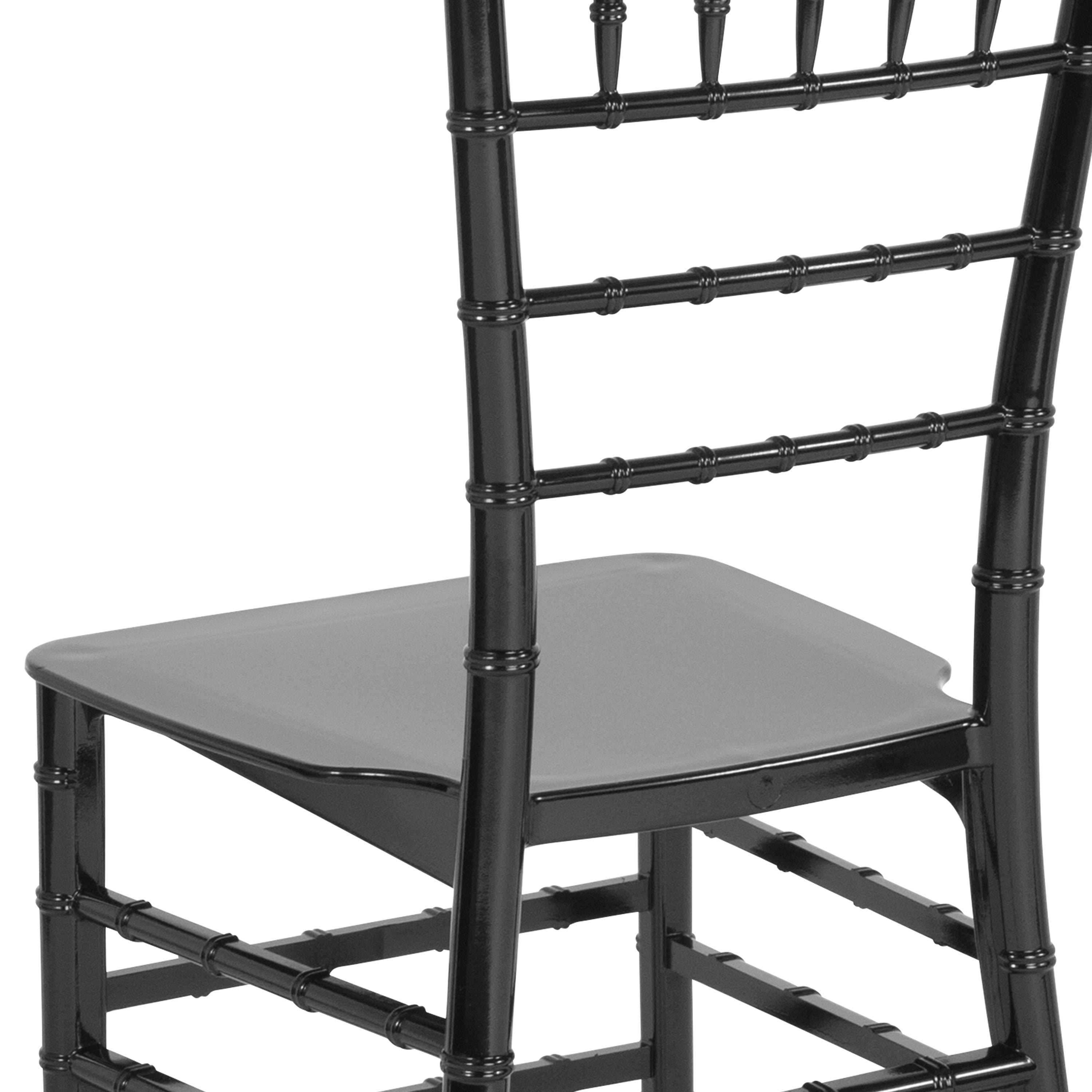 Resin Stackable Chiavari Chair with Cushion
