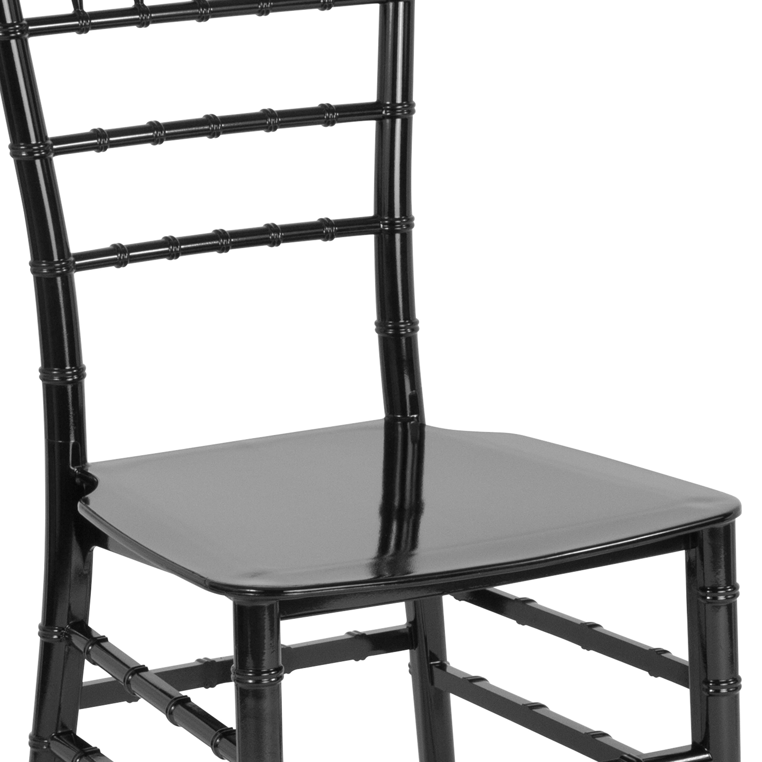Resin Stackable Chiavari Chair with Cushion