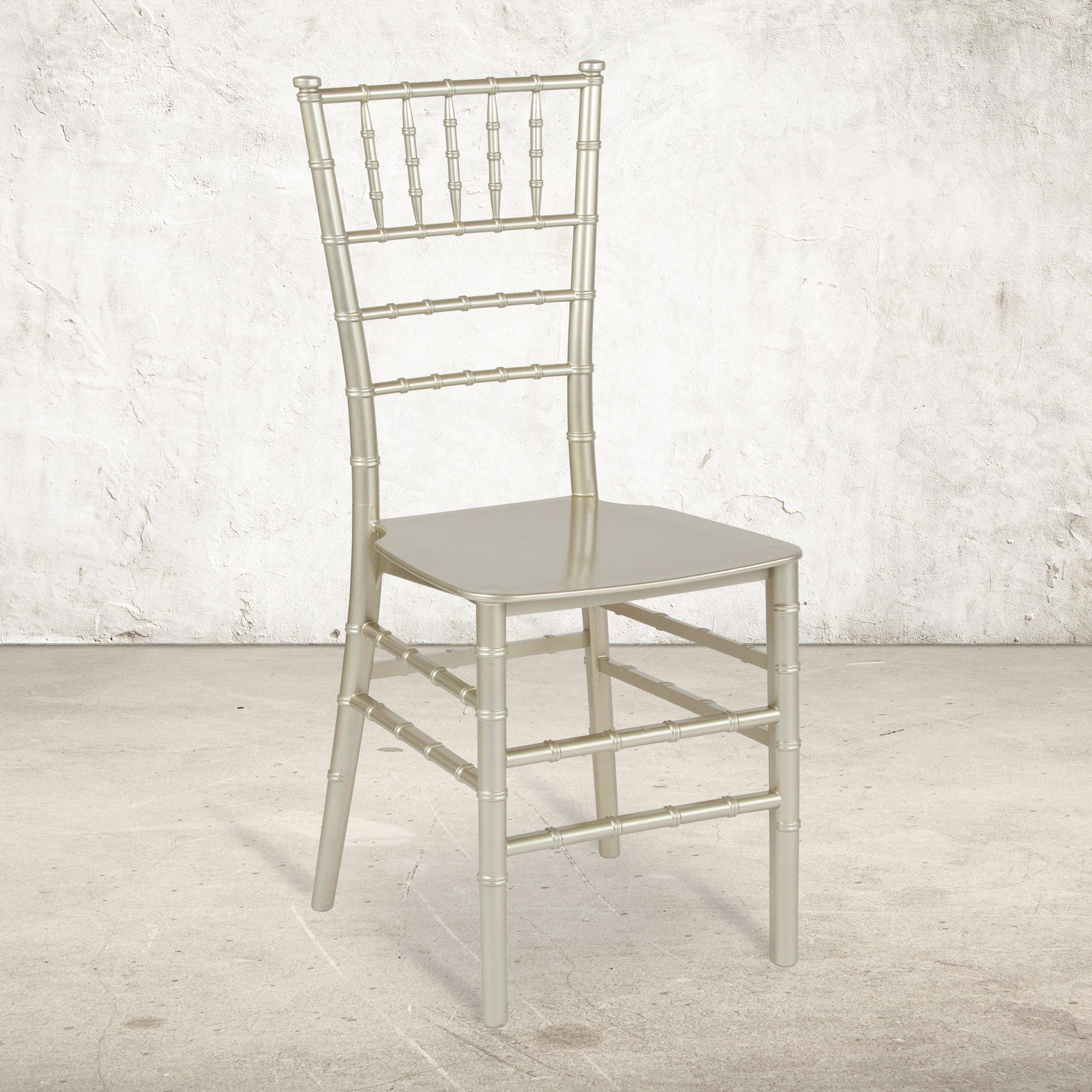 Resin Stackable Chiavari Chair with Cushion