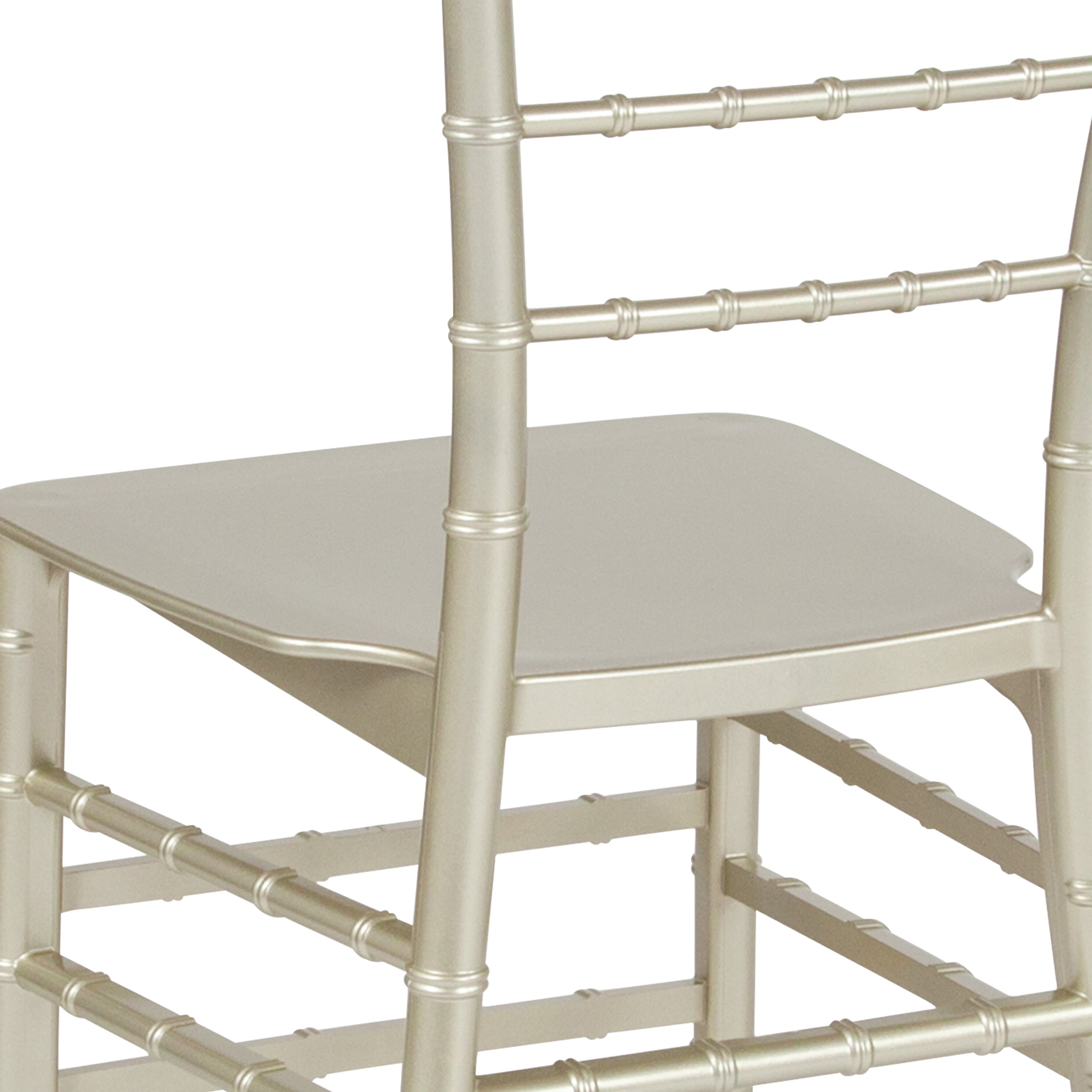 Resin Stackable Chiavari Chair with Cushion