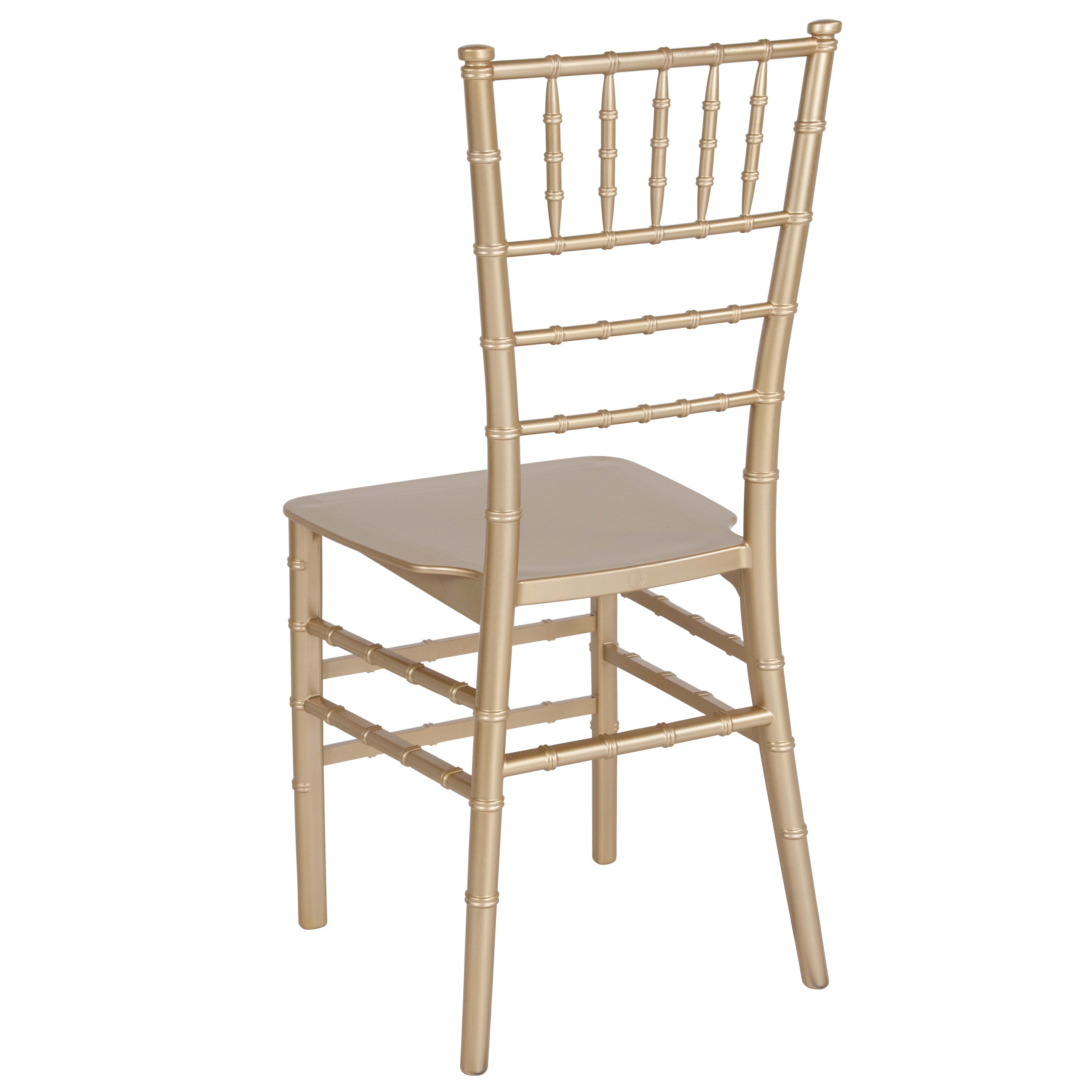 Resin Stackable Chiavari Chair with Cushion