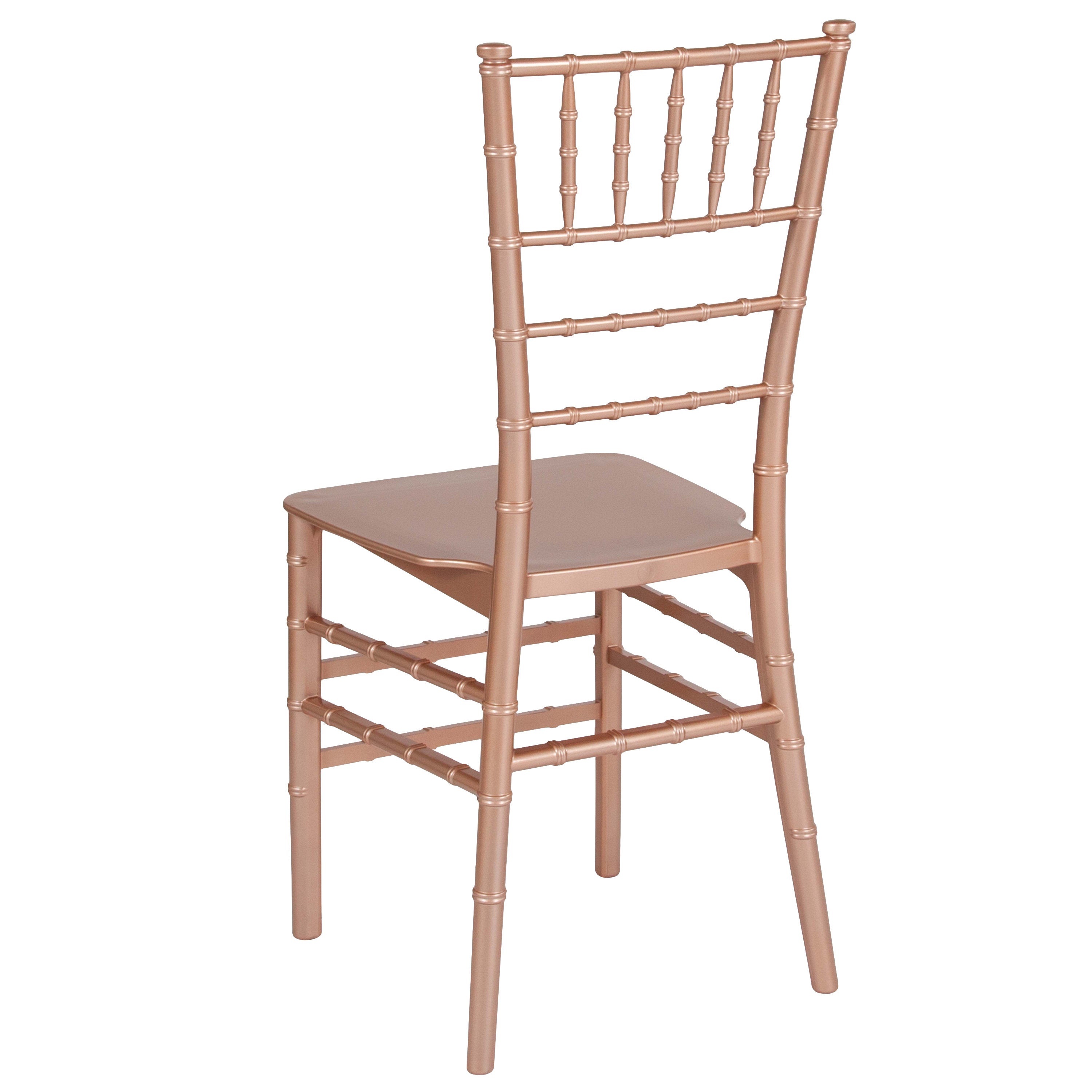 Resin Stackable Chiavari Chair with Cushion
