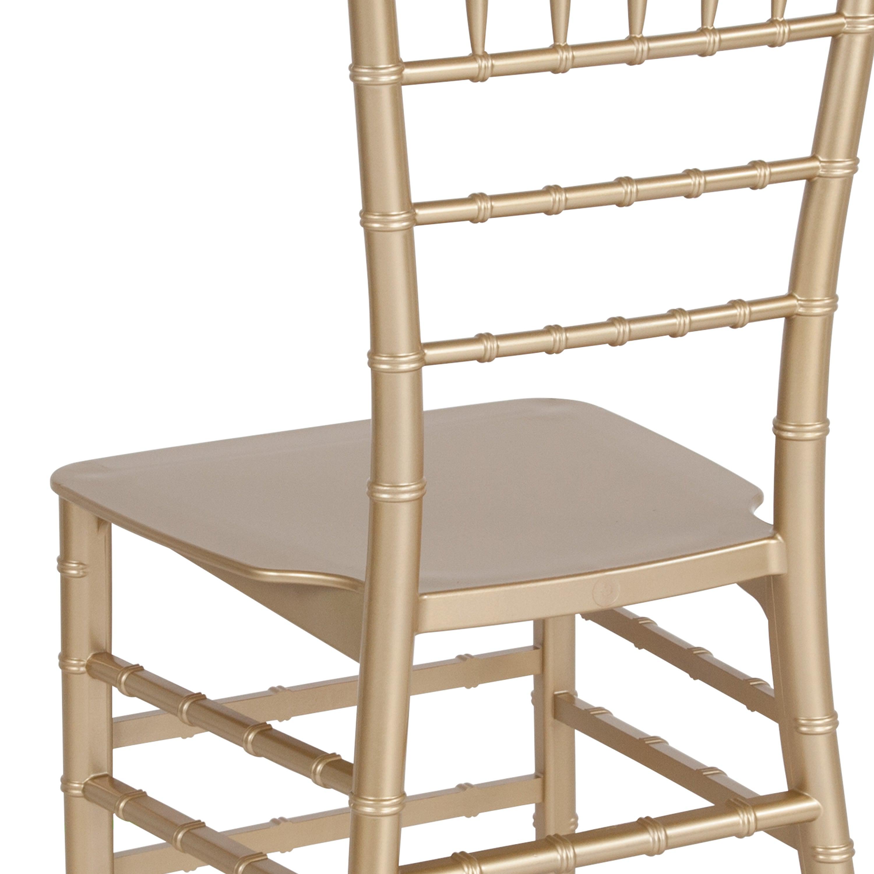 Resin Stackable Chiavari Chair with Cushion
