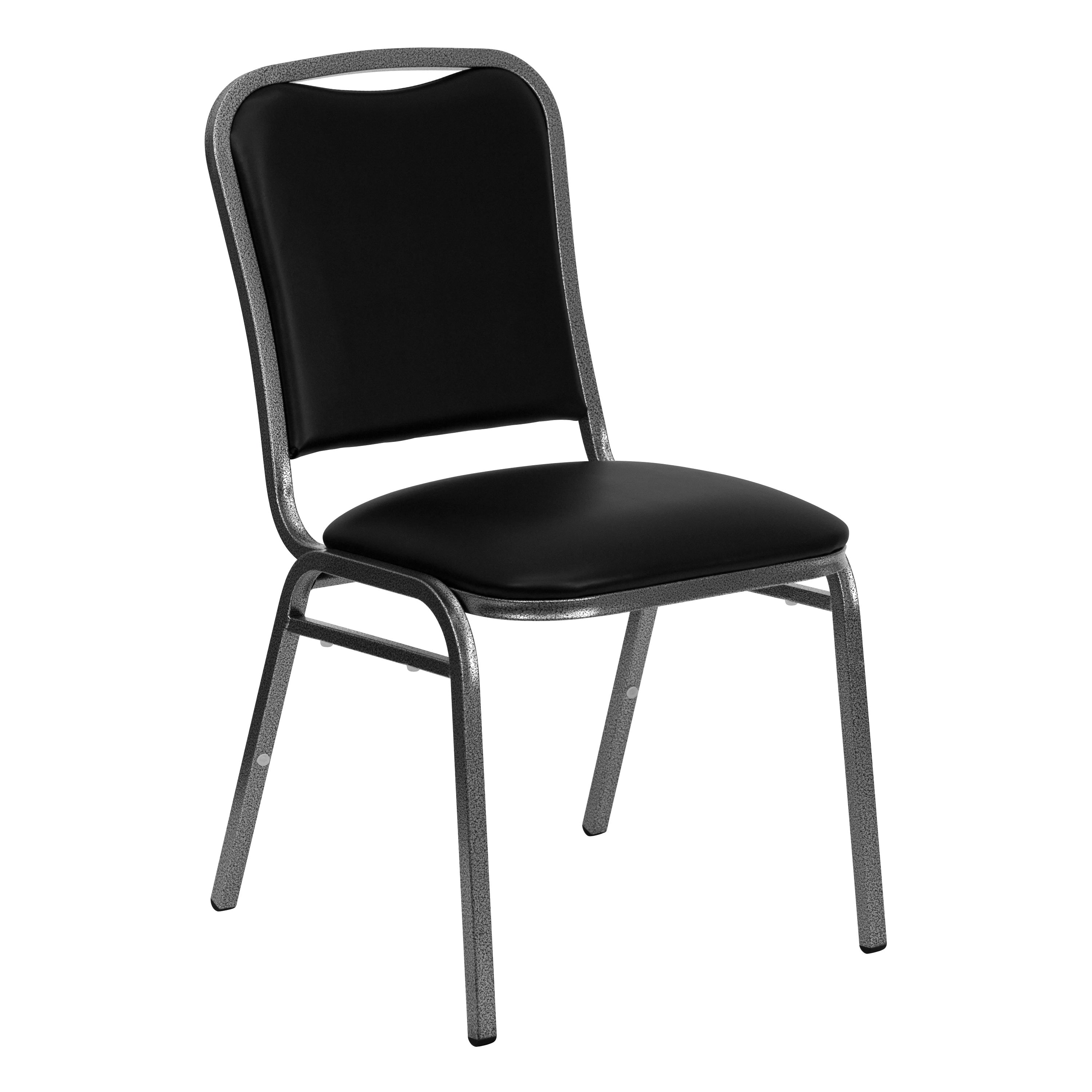 Stacking Banquet Chair with Vinyl Seat, 1.5-Inch Cushion