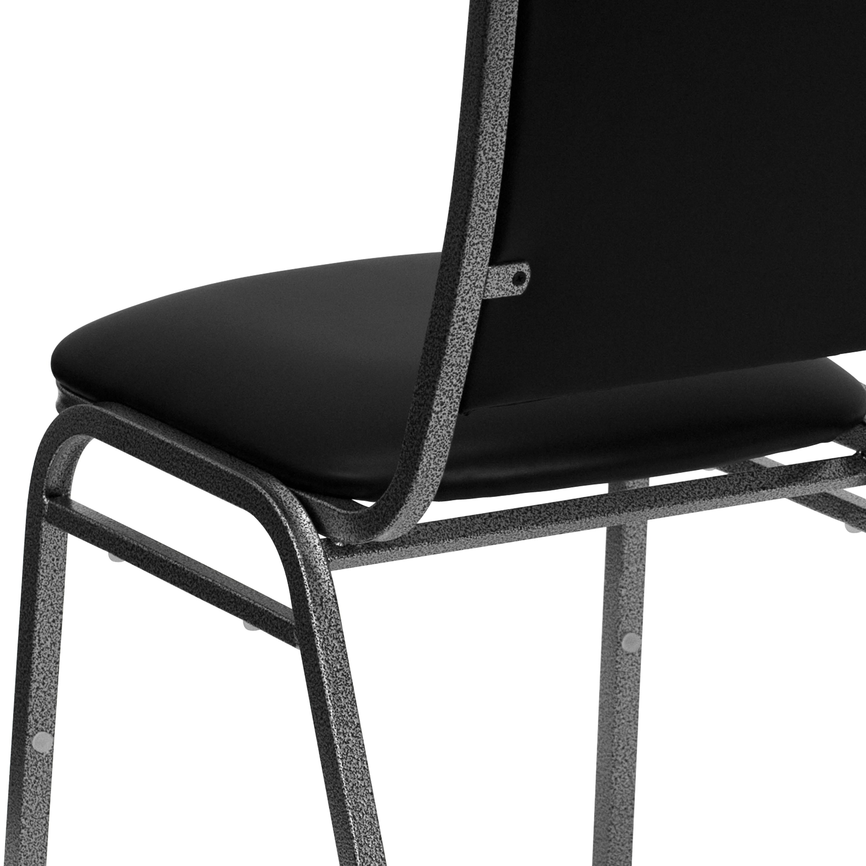 Stacking Banquet Chair with Vinyl Seat, 1.5-Inch Cushion