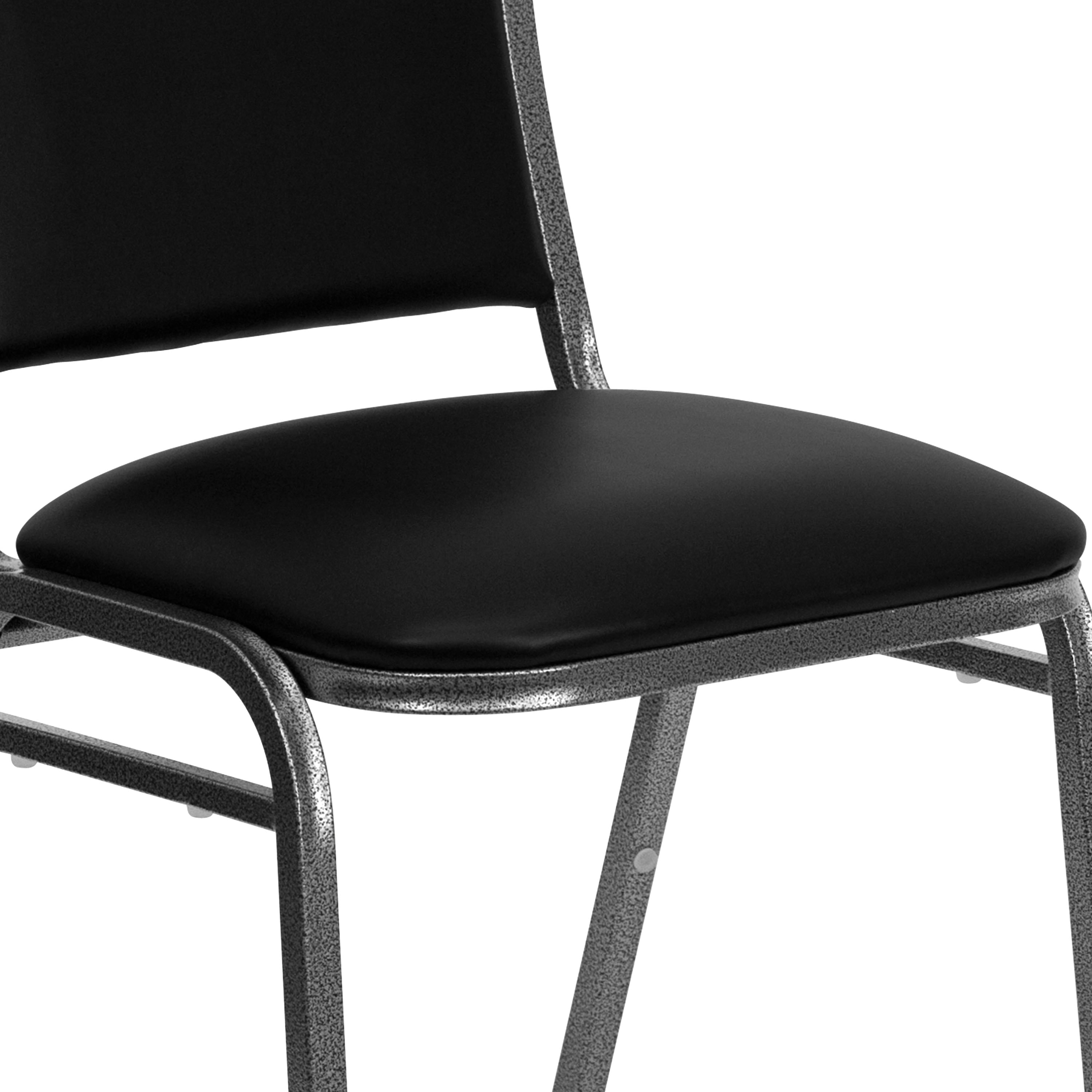 Stacking Banquet Chair with Vinyl Seat, 1.5-Inch Cushion
