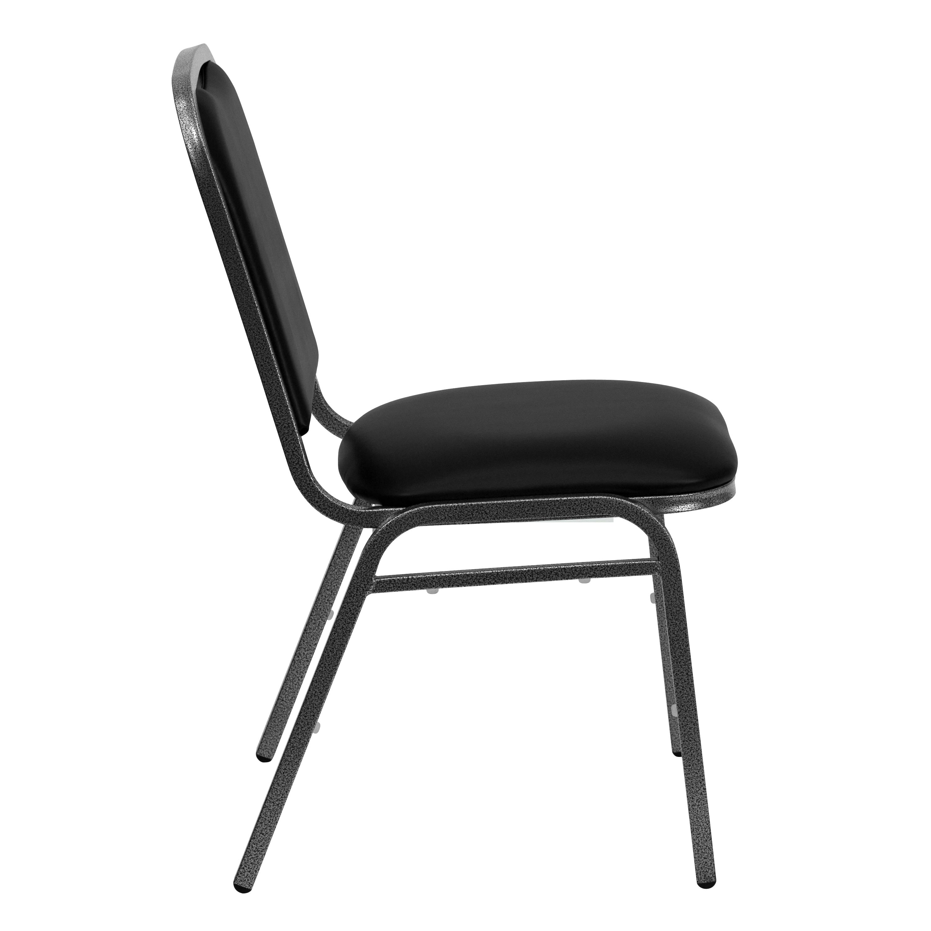 Stacking Banquet Chair with Vinyl Seat, 1.5-Inch Cushion