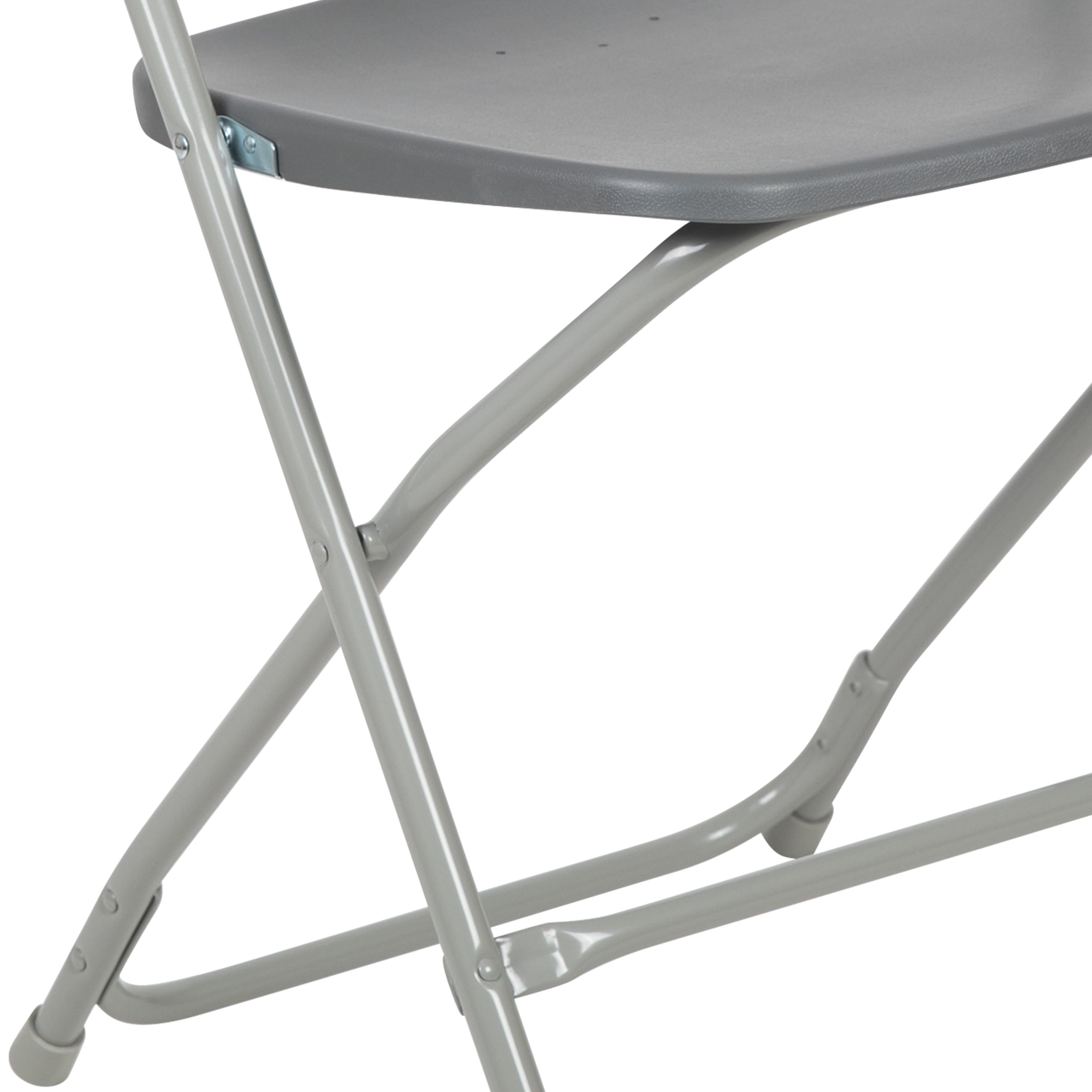 Plastic Folding Chair, 650 lb Capacity