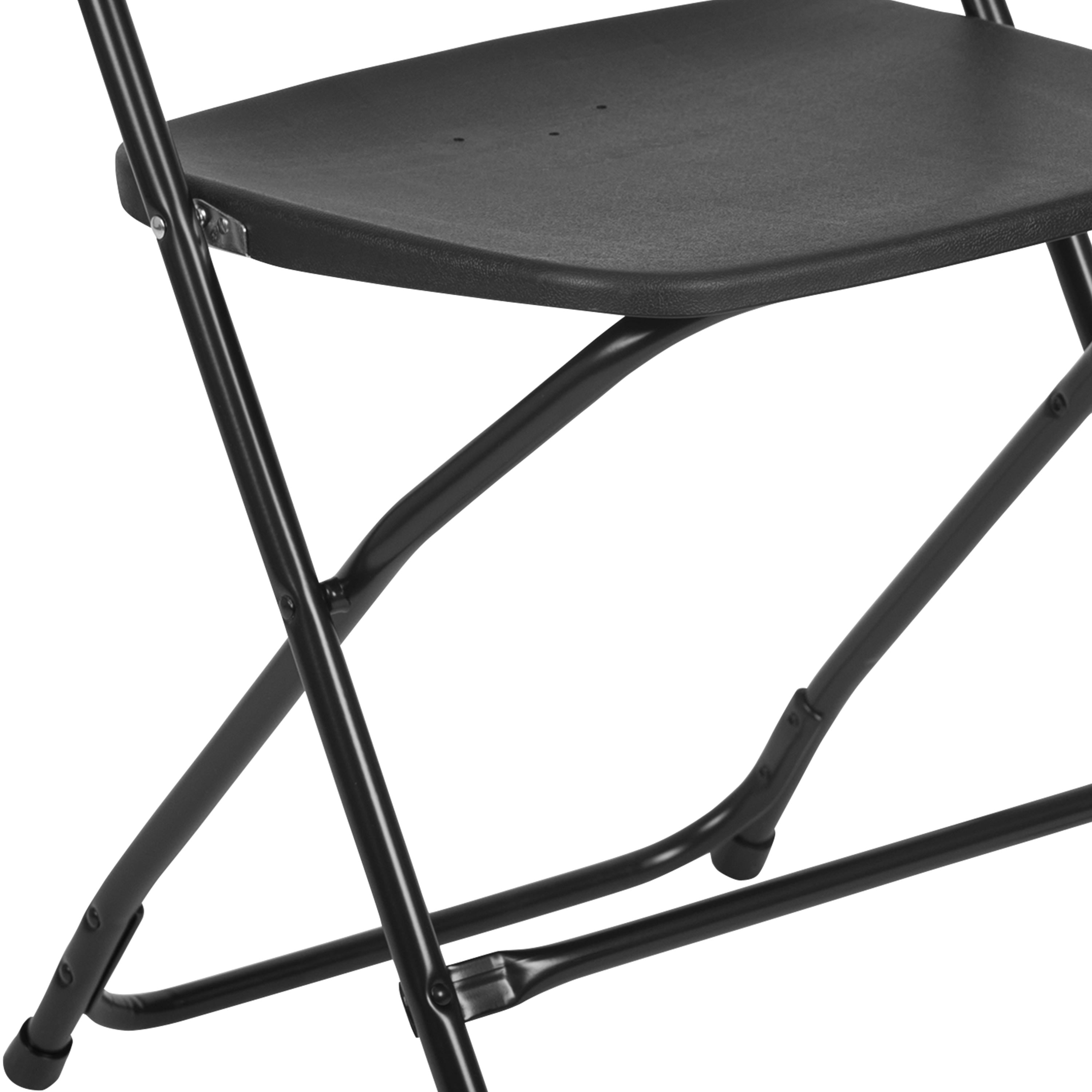 Plastic Folding Chair, 650 lb Capacity