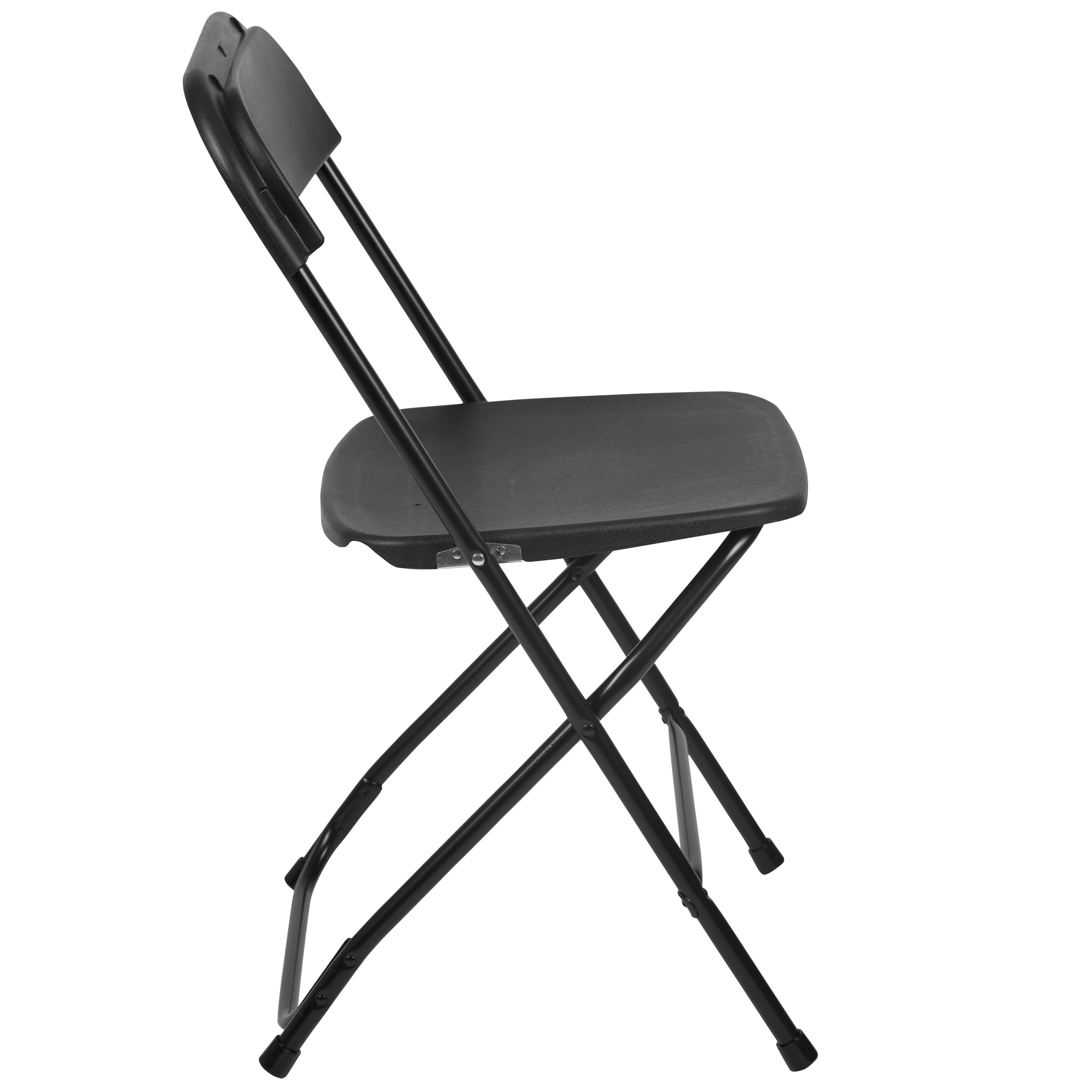 Plastic Folding Chair, 650 lb Capacity