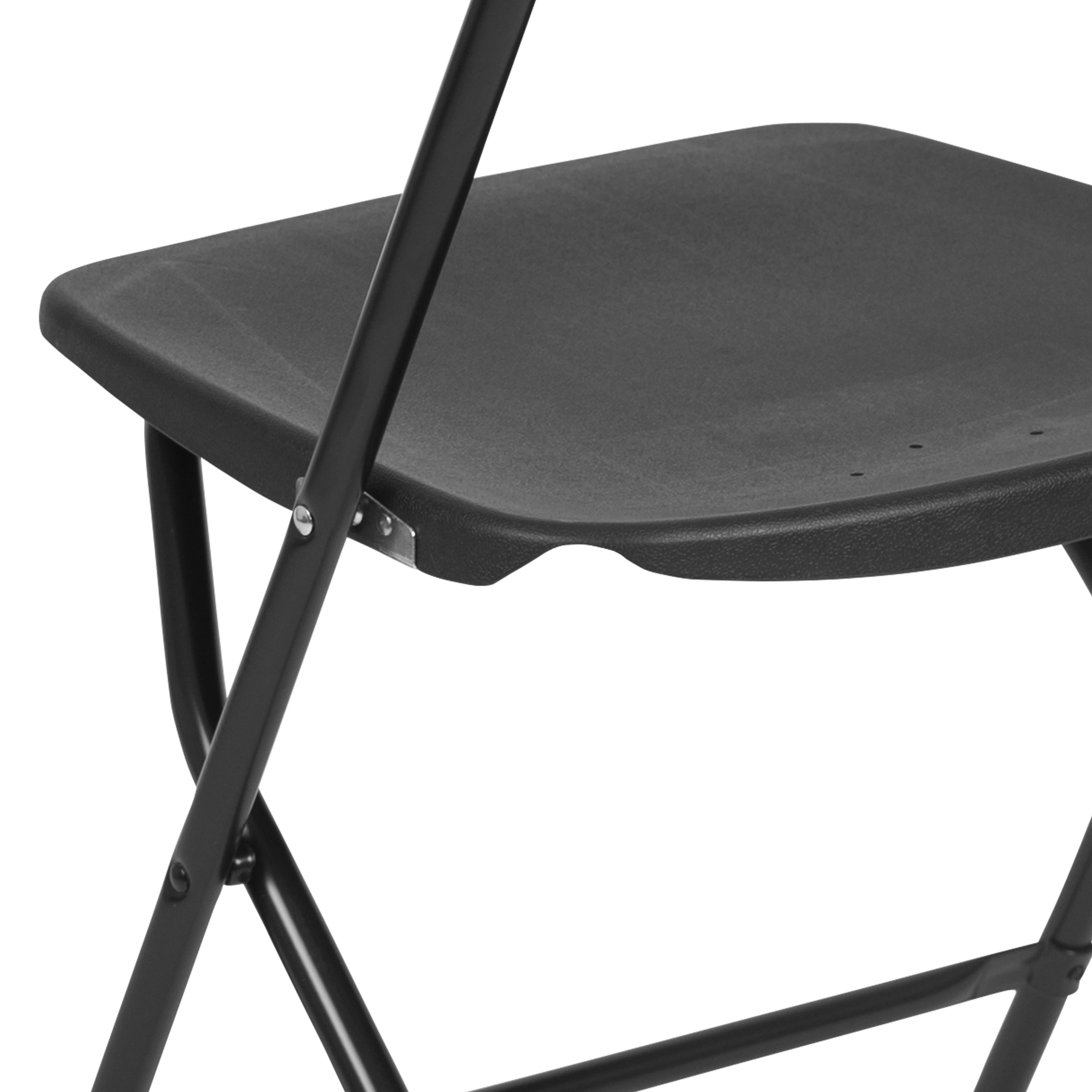 Plastic Folding Chair, 650 lb Capacity