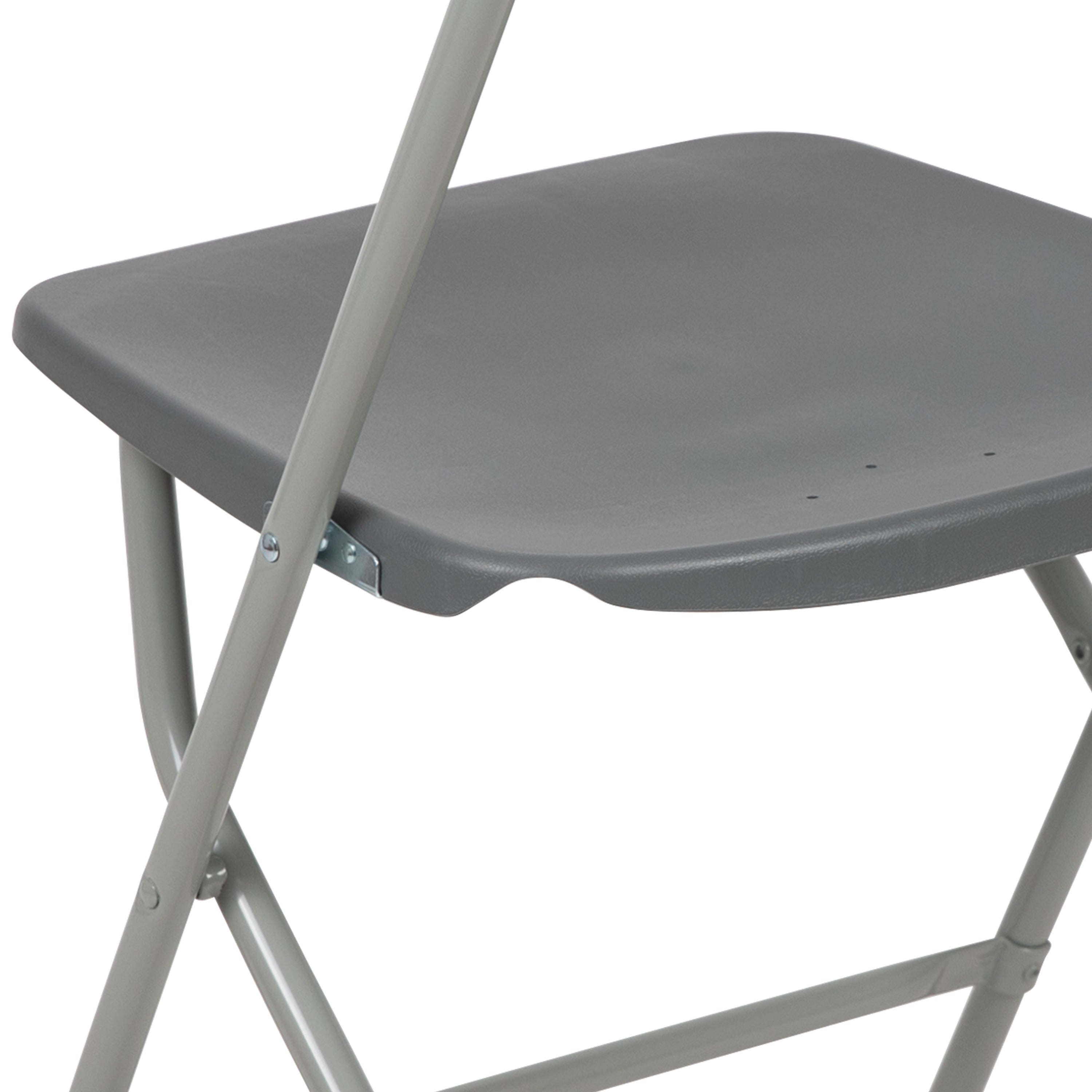 Plastic Folding Chair, 650 lb Capacity