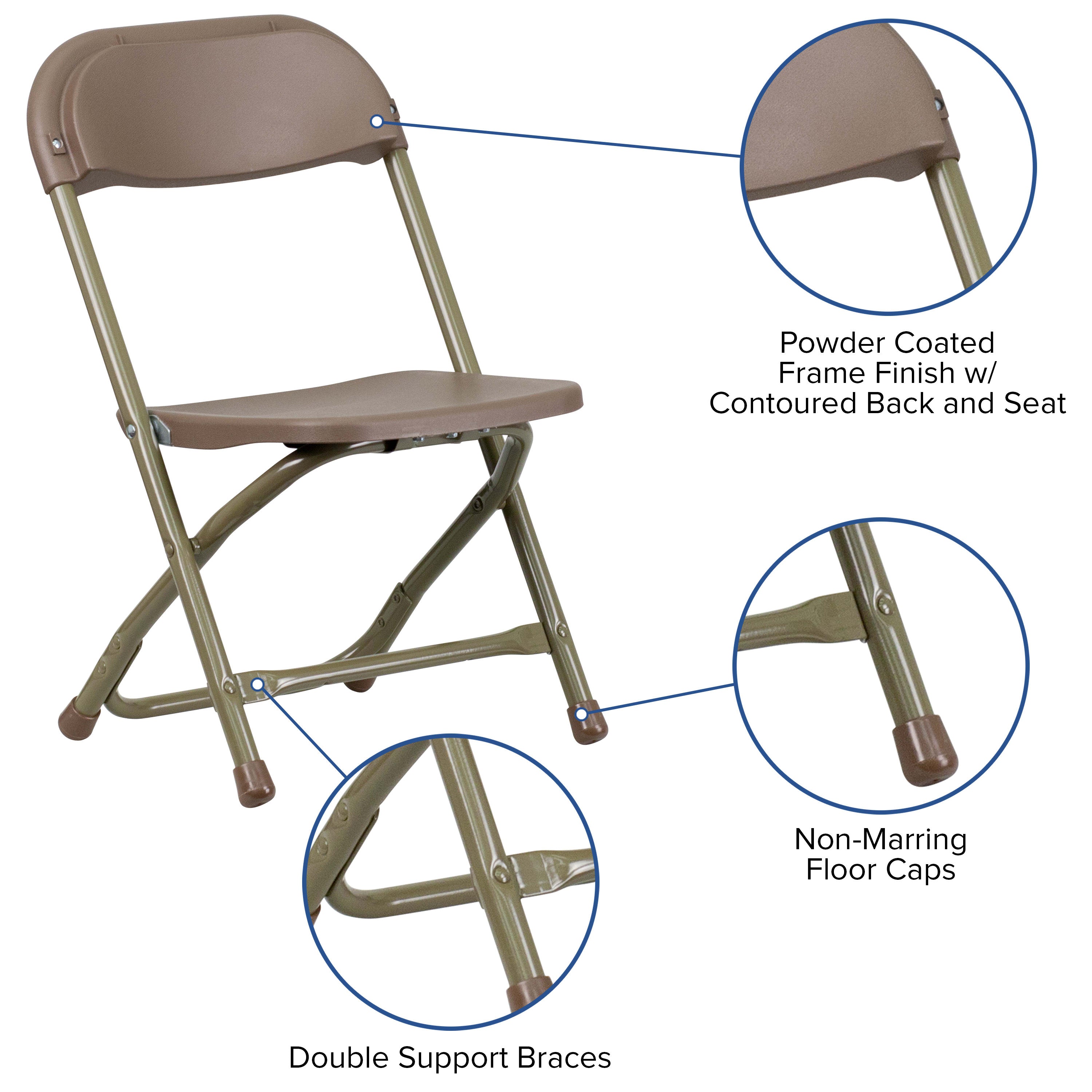 Kids Plastic Folding Chair