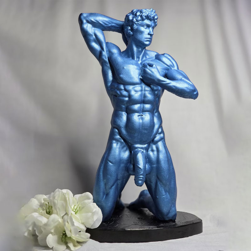 Azure Awakening  Statue