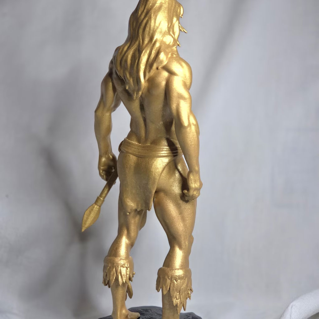 Indigenous Inspired Male Art Statue