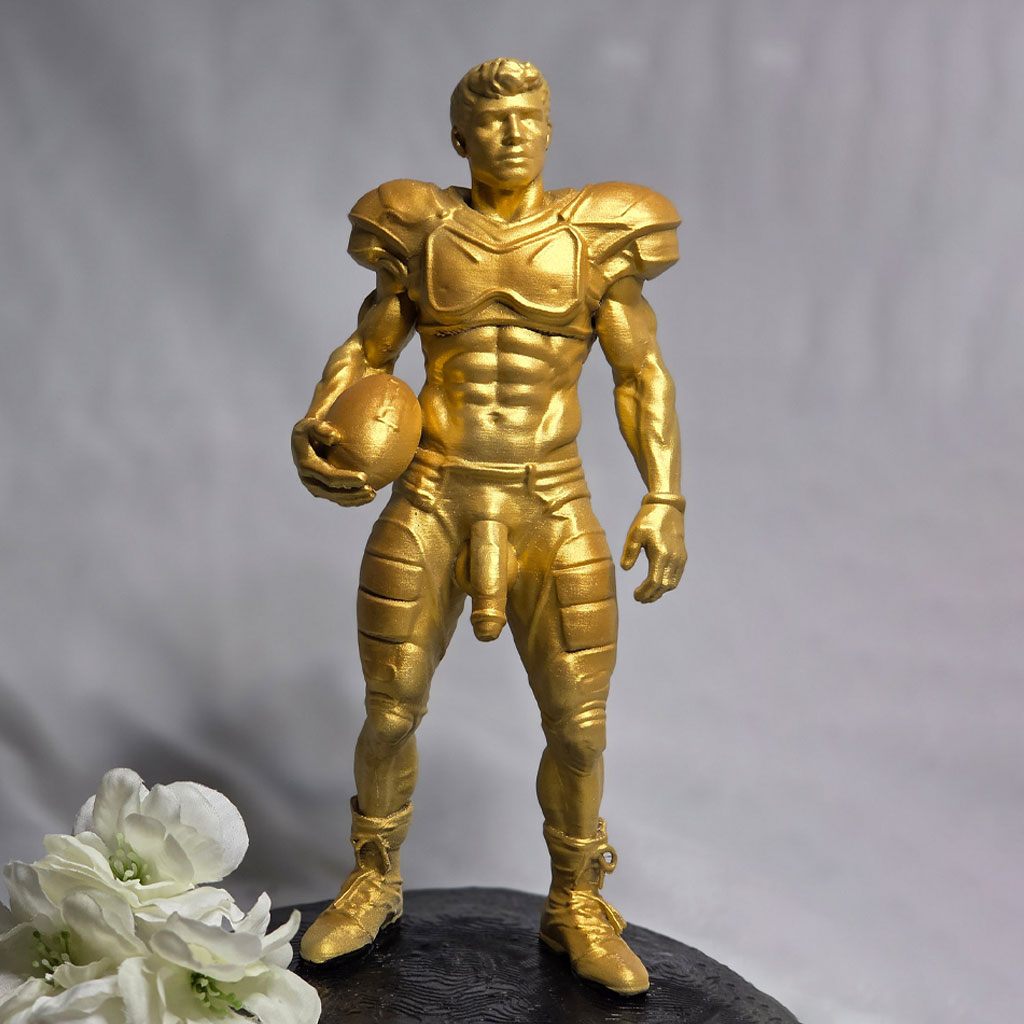 The Golden Boy: Hung in Gold – All-American Varsity Hunk