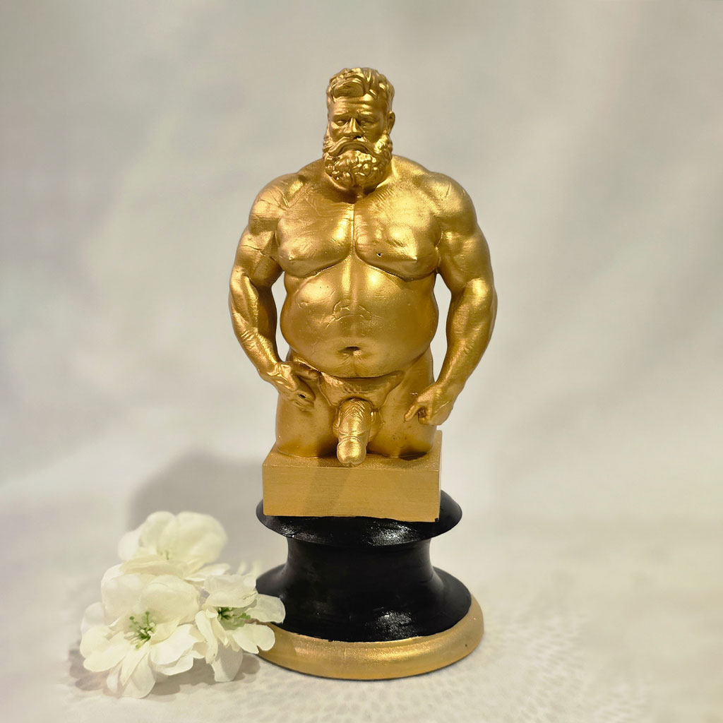 The "Kodiak" | Weighted Bear Sculpture