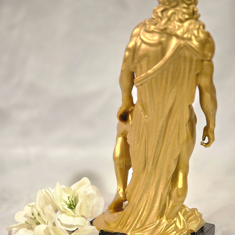 The "Hung in Gold" Male Sculpture