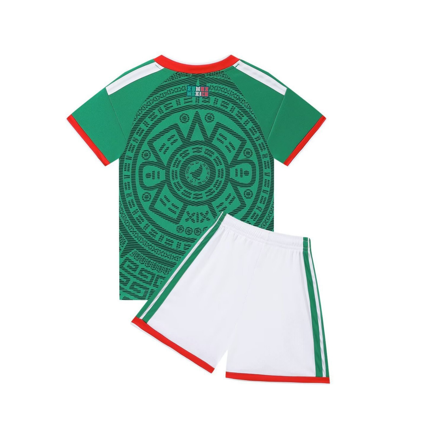Men's Mexico 2026 Football-Print Casual T- Shirt and Shorts Set