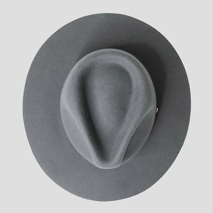 Ridgehat Geoffery Fedora Hat – Dark Grey