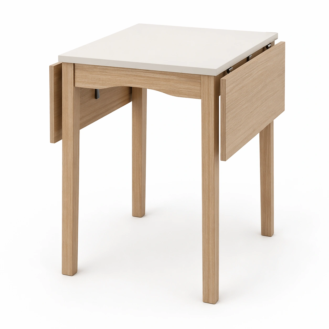 Esstisch Holz Klappbar Modern Weiss Natur-qerlivo