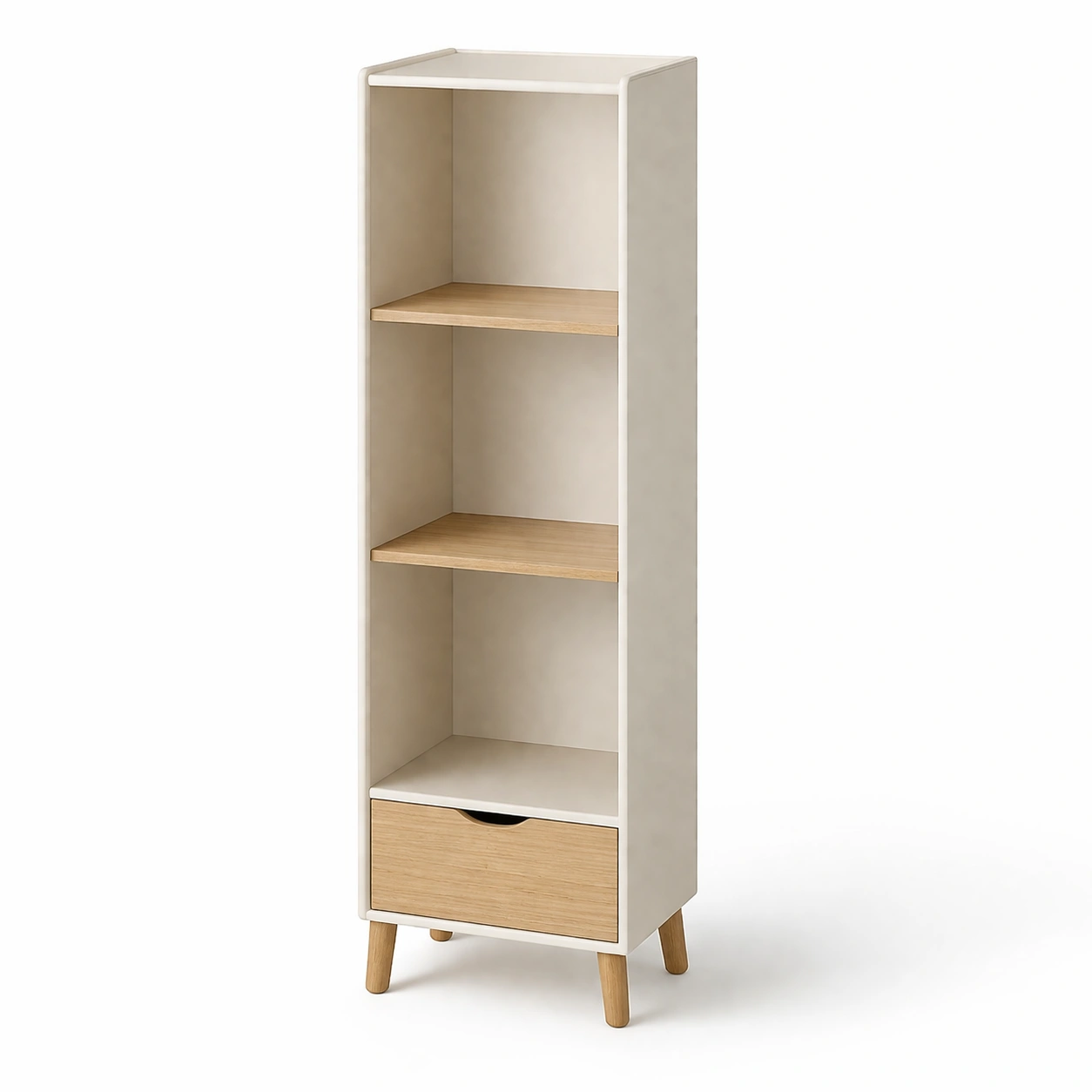 Offenes Regal Modern Holz Weiss-qerlivo