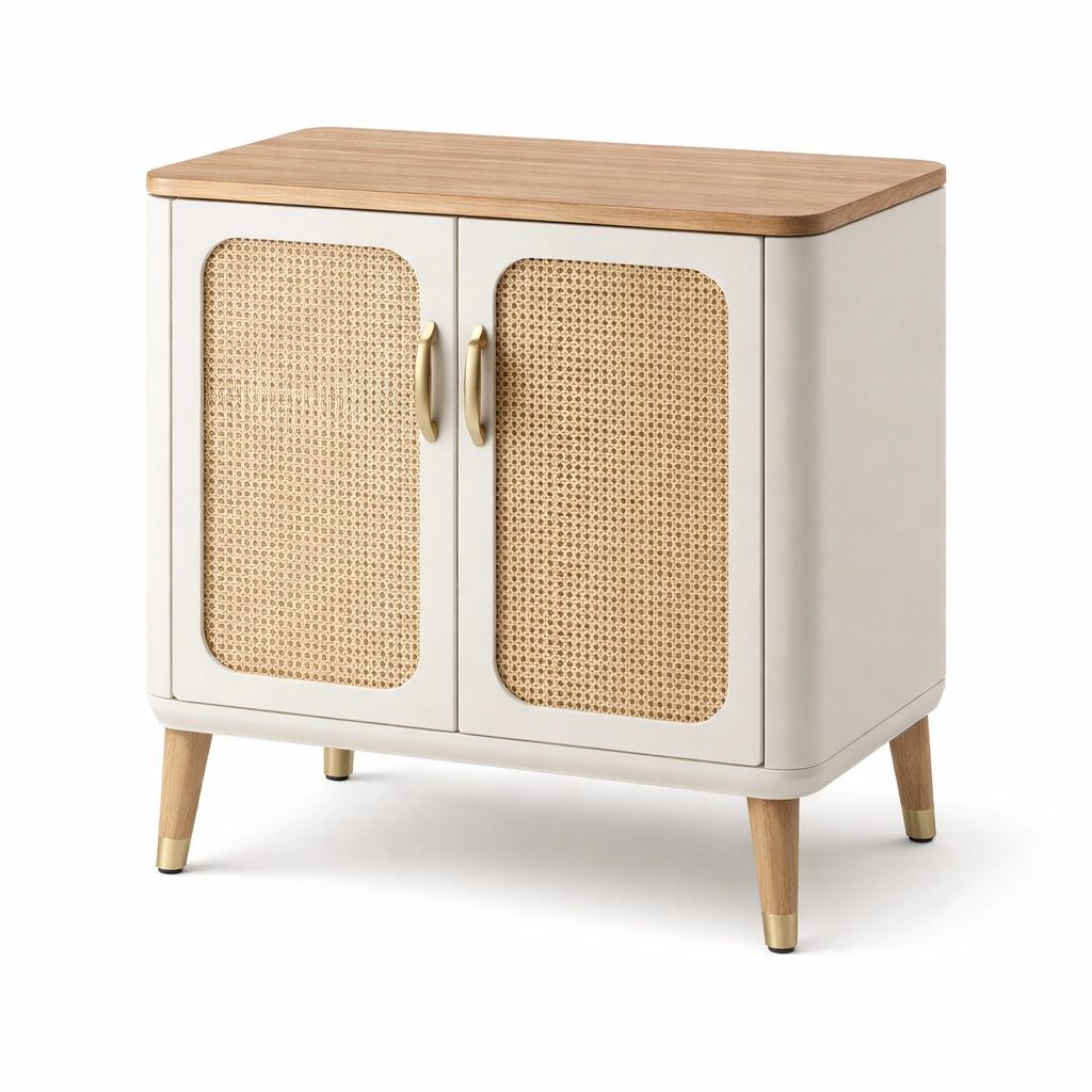 Nachttisch Holz Modern Minimalistisch-qerlivo