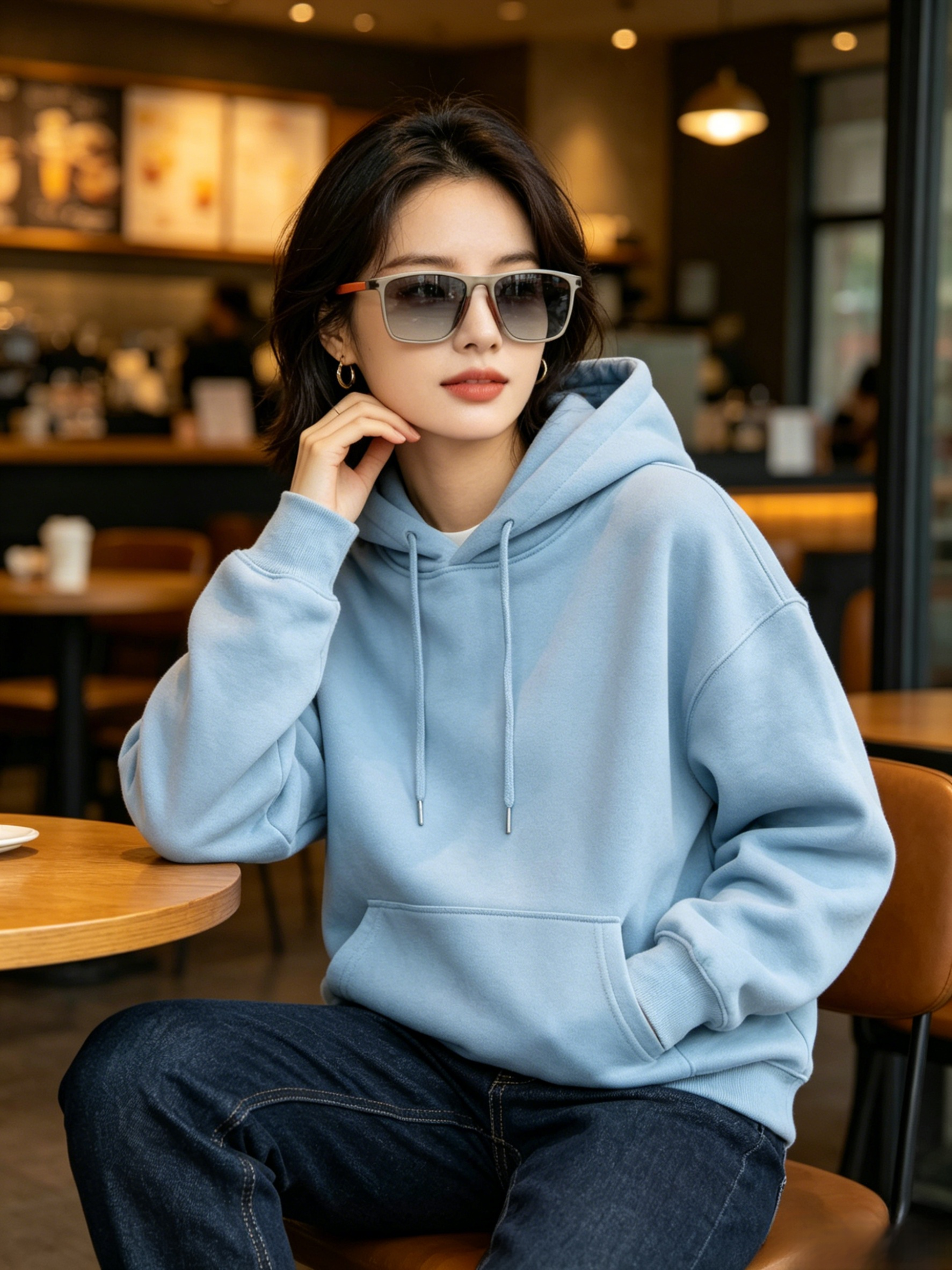 Sportliche 2-in-1 selbsttönende Lesebrille mit UV-Schutz.