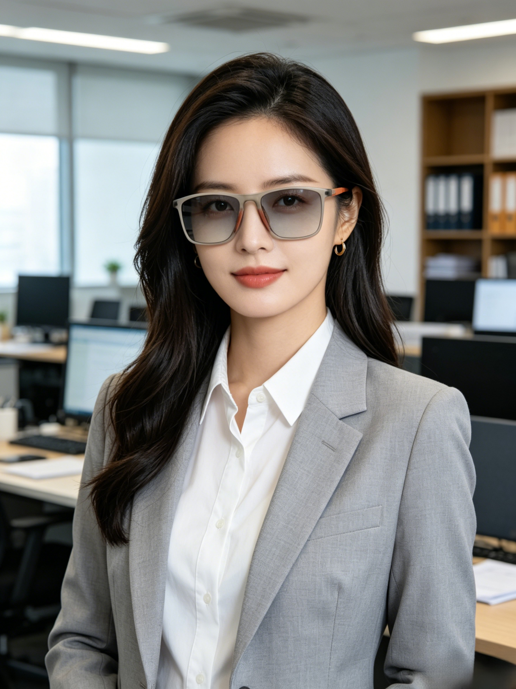 Sportliche 2-in-1 selbsttönende Lesebrille mit UV-Schutz.