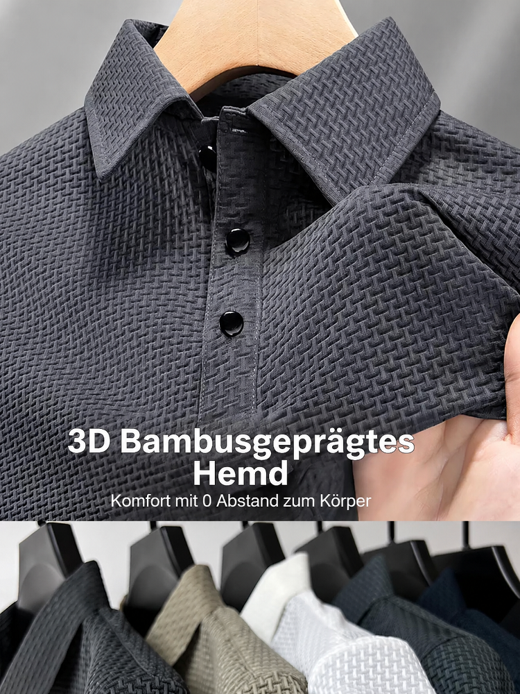 Herren-Bambusfaser-Eisseide-Kurzarmshirt