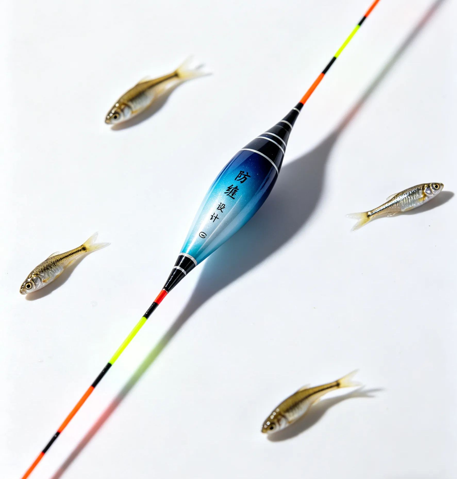 Tieftauchende Großfisch-Jagdpose, anti-verheddernd, Farbwechsel
