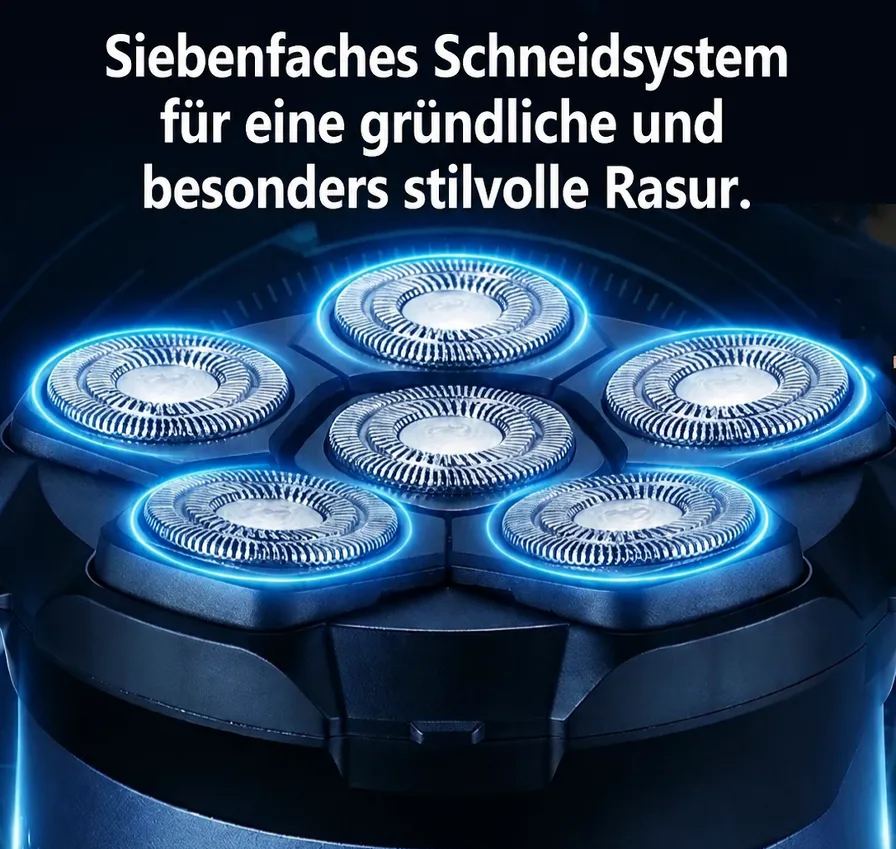 Elektrischer Rasierer und Haarschneider – komplett abwaschbar