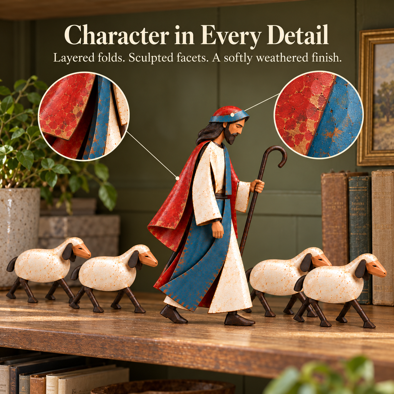 The Good Shepherd & Sheep Decor