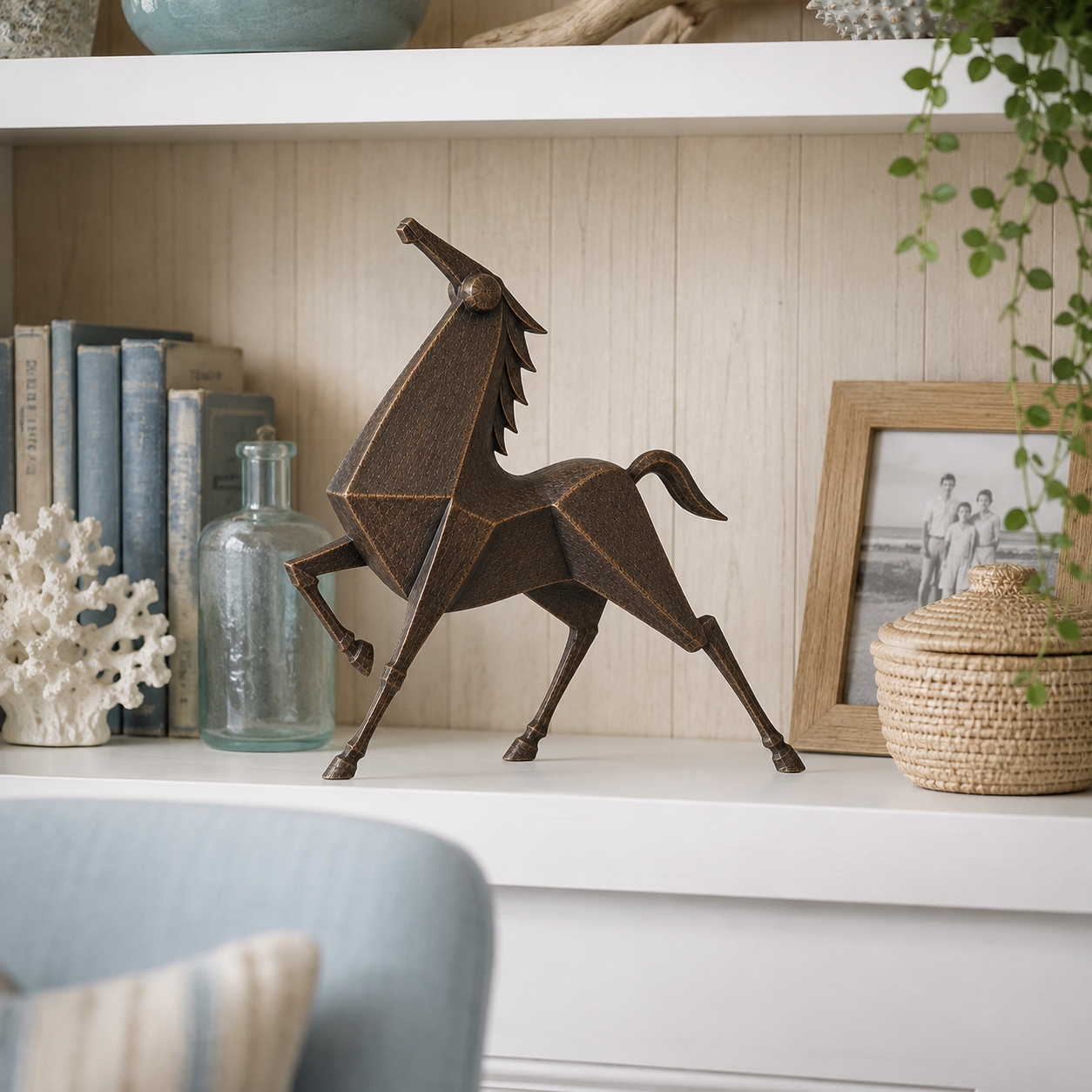 Forward Spirit Vintage Sculptural Horse Figurine