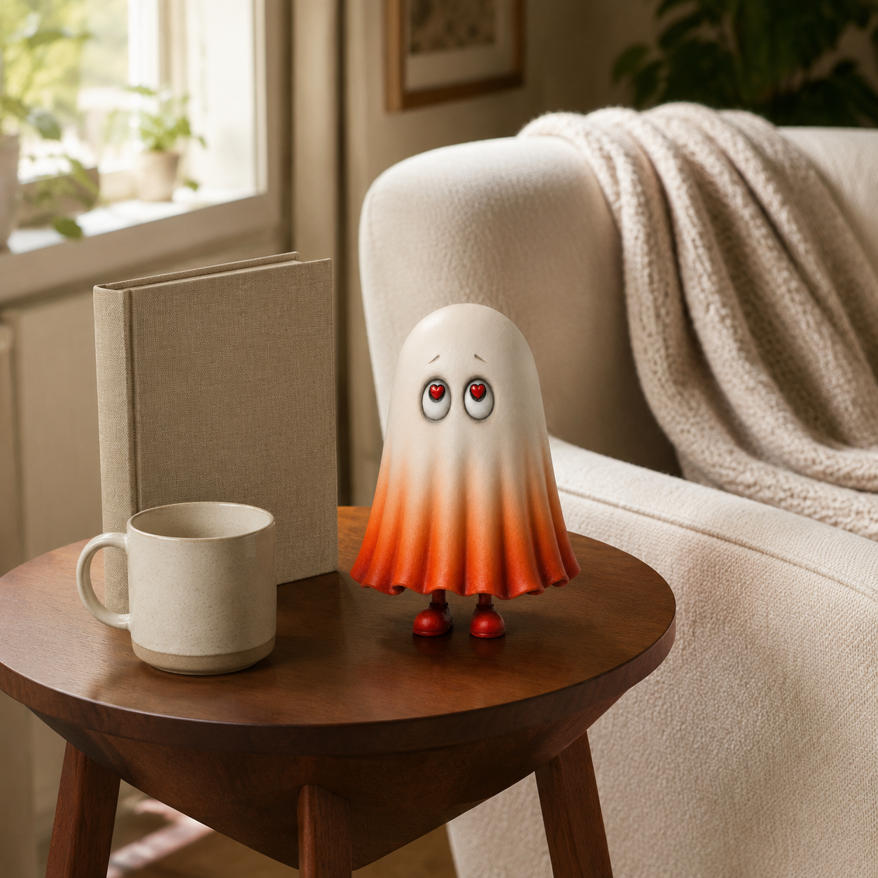 Lighted Seasonal Ghost Figurines