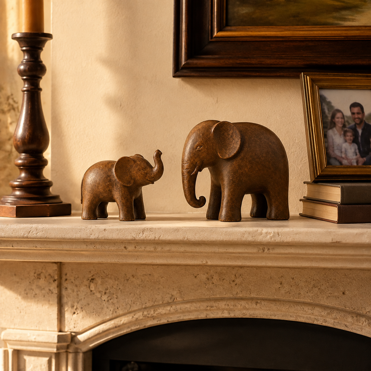 Mother’s Love Elephant Figurine Set