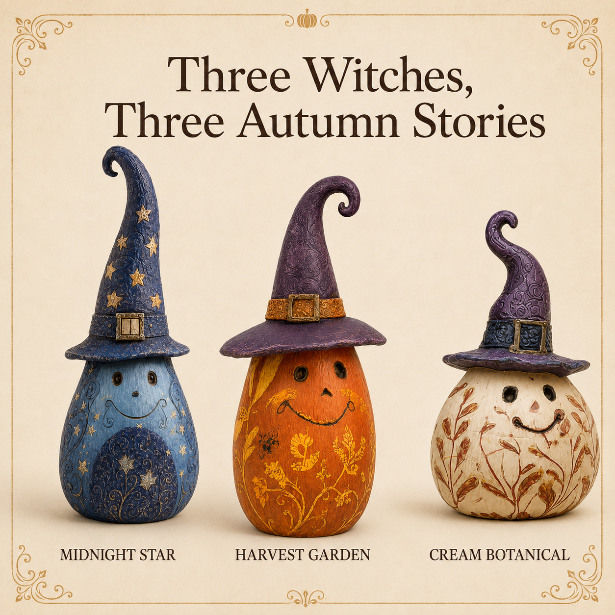 Enchanted Witch Pumpkin Decor